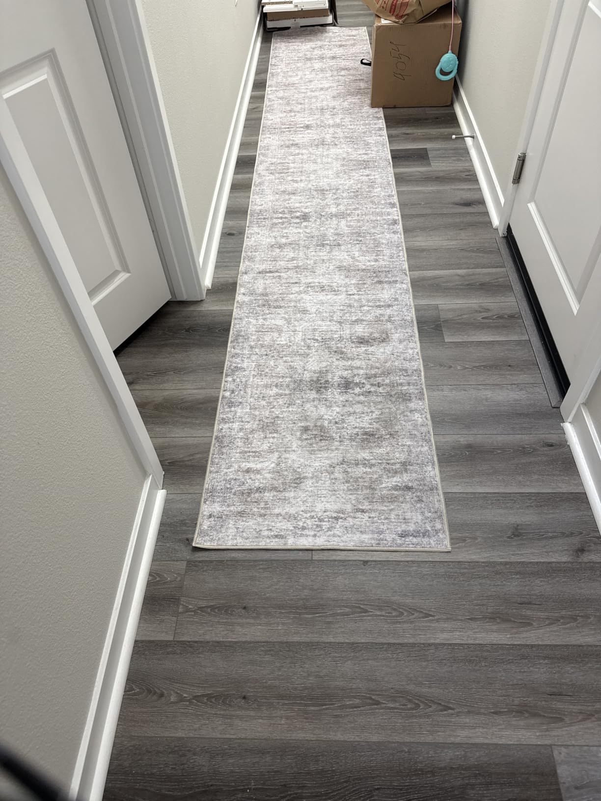 2x10 Runner Rug Non Slip, Washable Hallway Runner Rug, Beige | Long Neutral Rugs for Kitchen, Entryway, Bedroom, Bathroom, Laundry Room, Thin, Soft Runner Rug, Stain Resistant Indoor Carpet customer photo 2