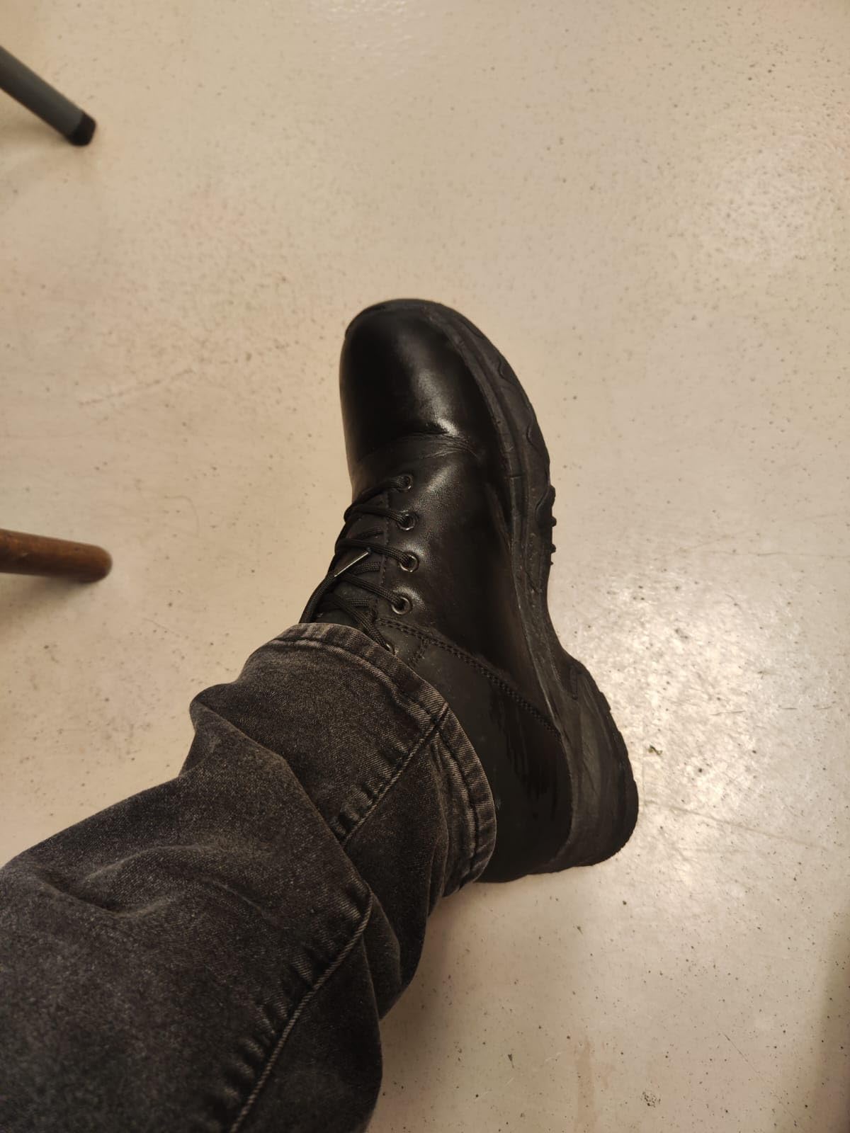 SHULOOK Non Slip Work Boots for Men Slip Resistant Shoes Restaurant Kitchen | Waterproof Mid Top Food Service Chef Ankle Boots customer photo 2