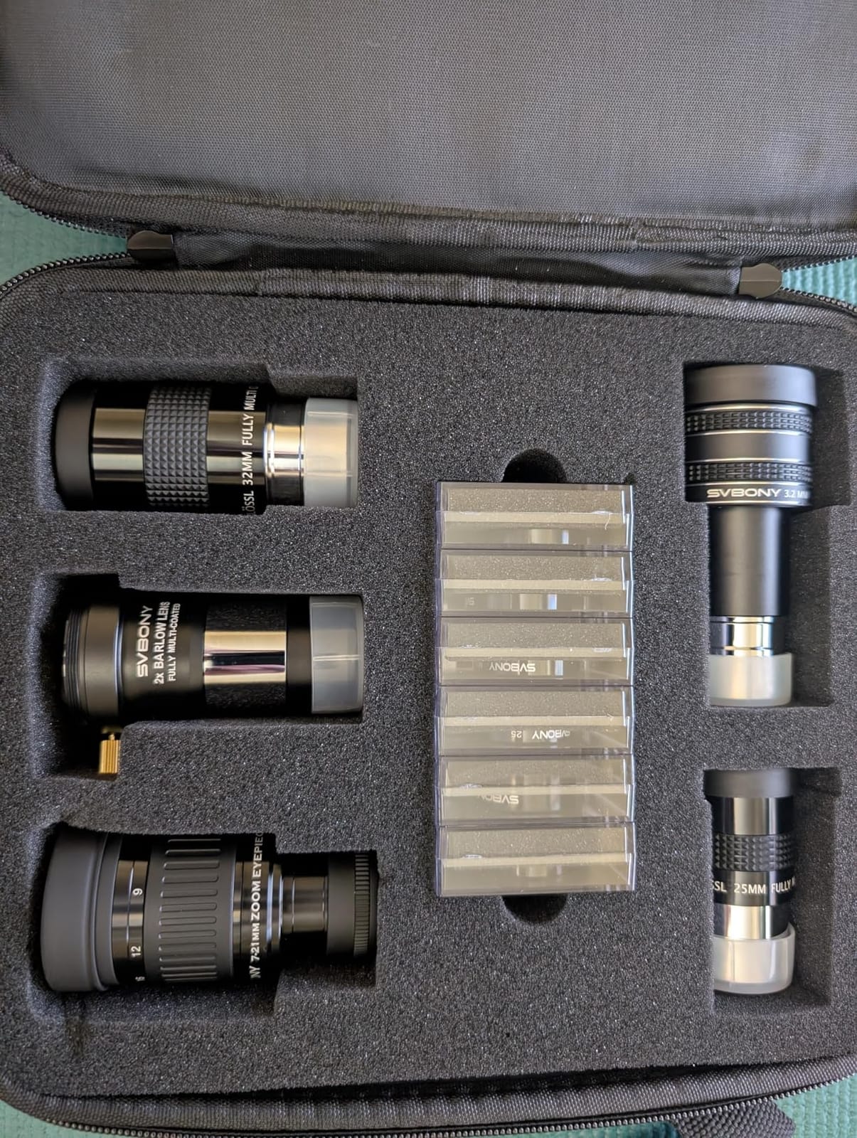 SVBONY SV233 Telescope Eyepiece Set, 12 Piece Telescope Accessory Kit customer photo 2