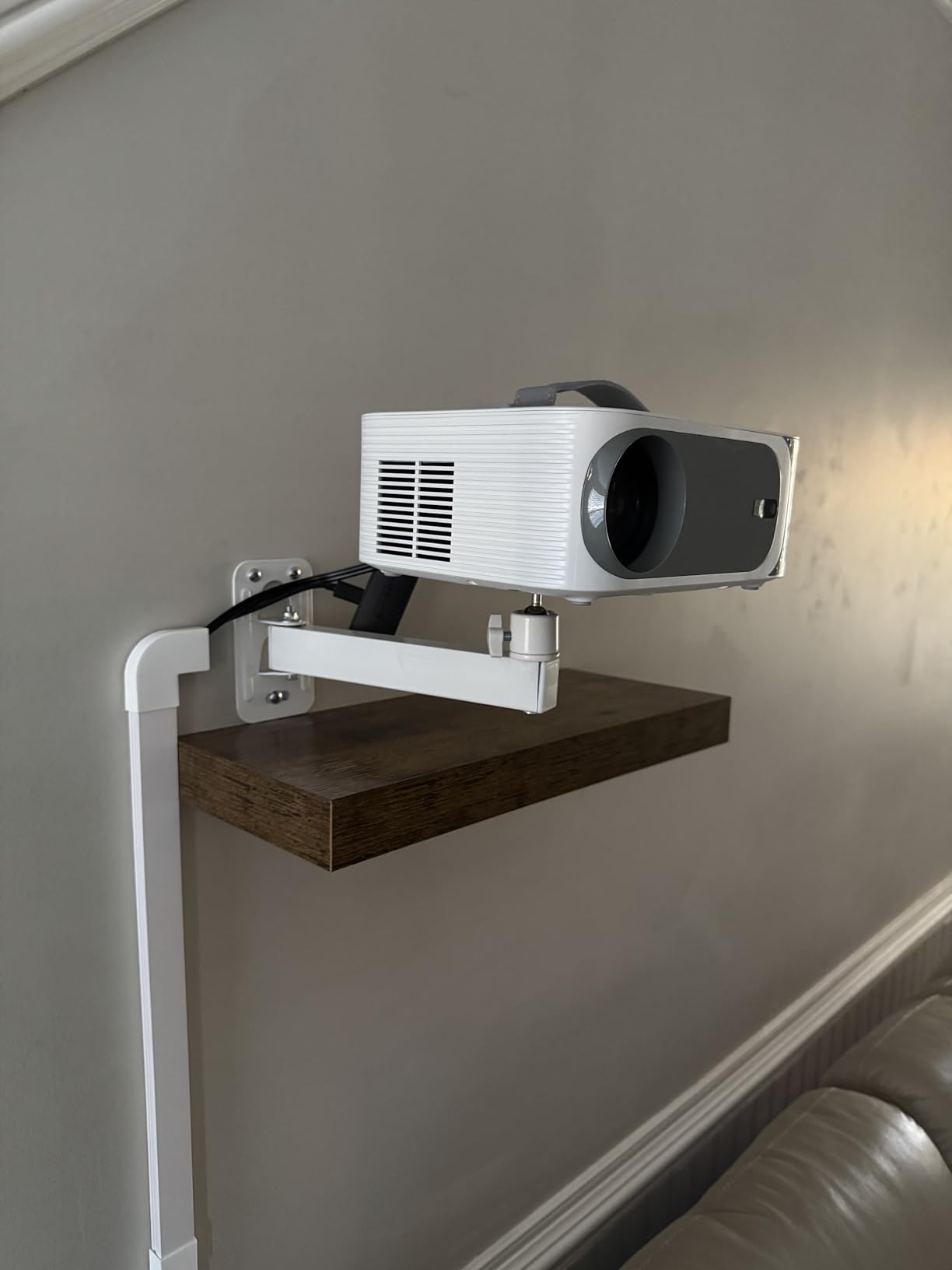 Portable-Outdoor-Projector with WiFi &Bluetooth, 50W Dolby Audio Proyector customer photo 1