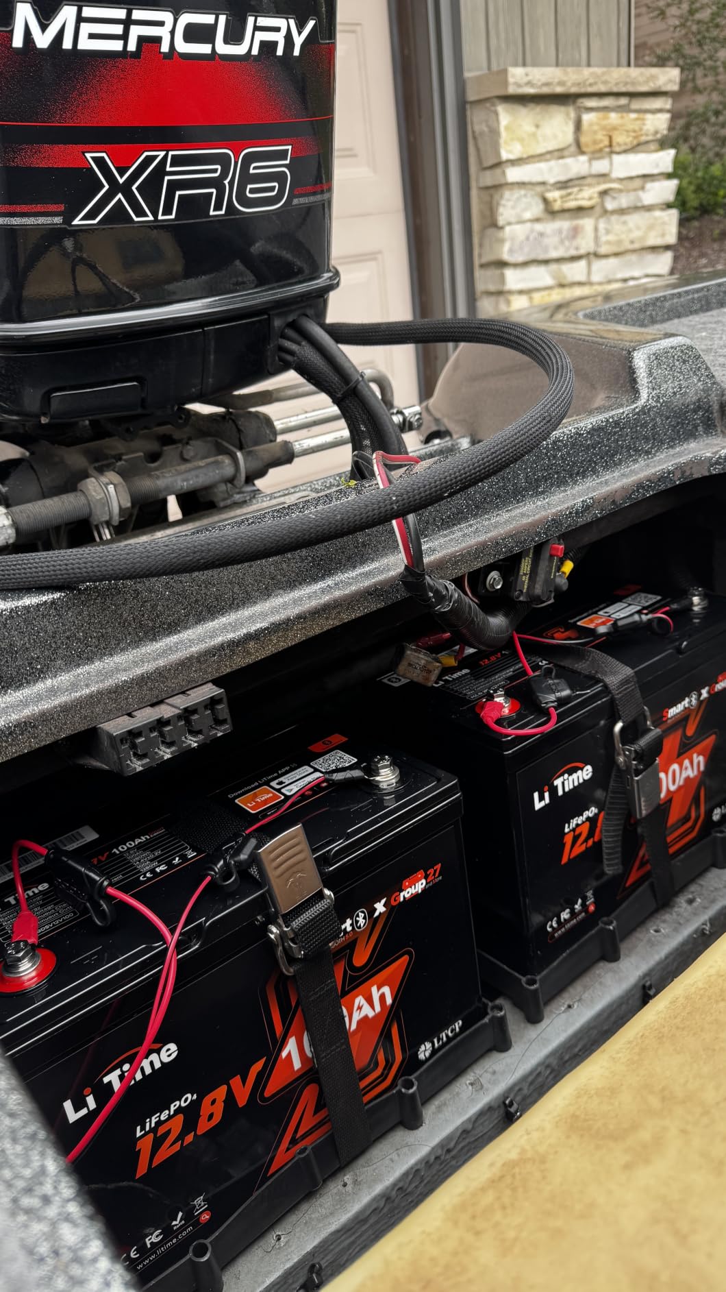 Litime 12V 100Ah LiFePO4 Battery Bluetooth, Group 27 Lithium Battery, Built-in 100A BMS with Low-Temp Protection, Max. 15000 Deep Cycles, Perfect for RV, Travel Trailer, Trolling Motors customer photo 1
