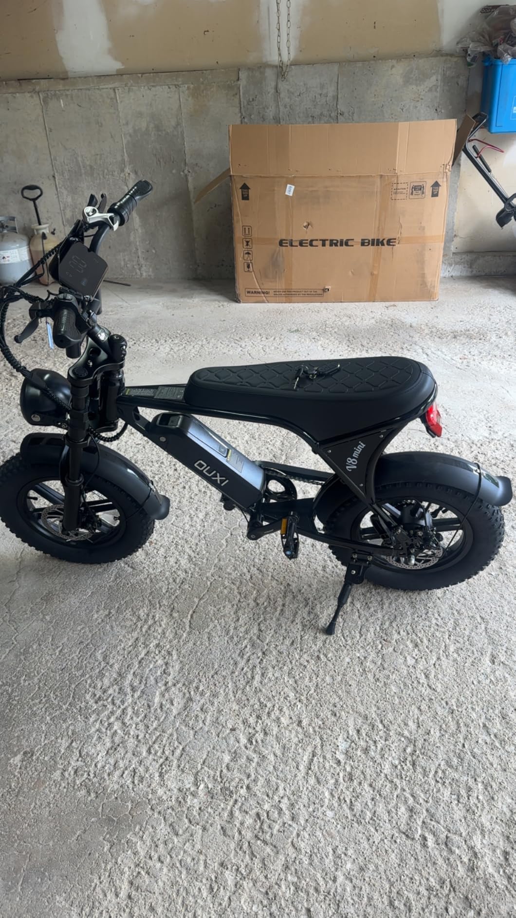 OUXI V8 Series Electric Bike for Adults, E Dirt Bike Peak 1000W/1500W, 10.4/15/30AH Removable Battery, 16''/20