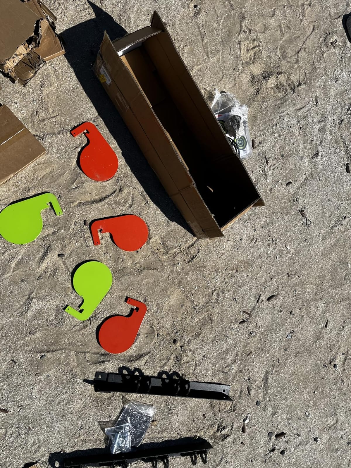 KNINE OUTDOORS AR500 Dueling Tree Target Kit, 6-Piece 3/8