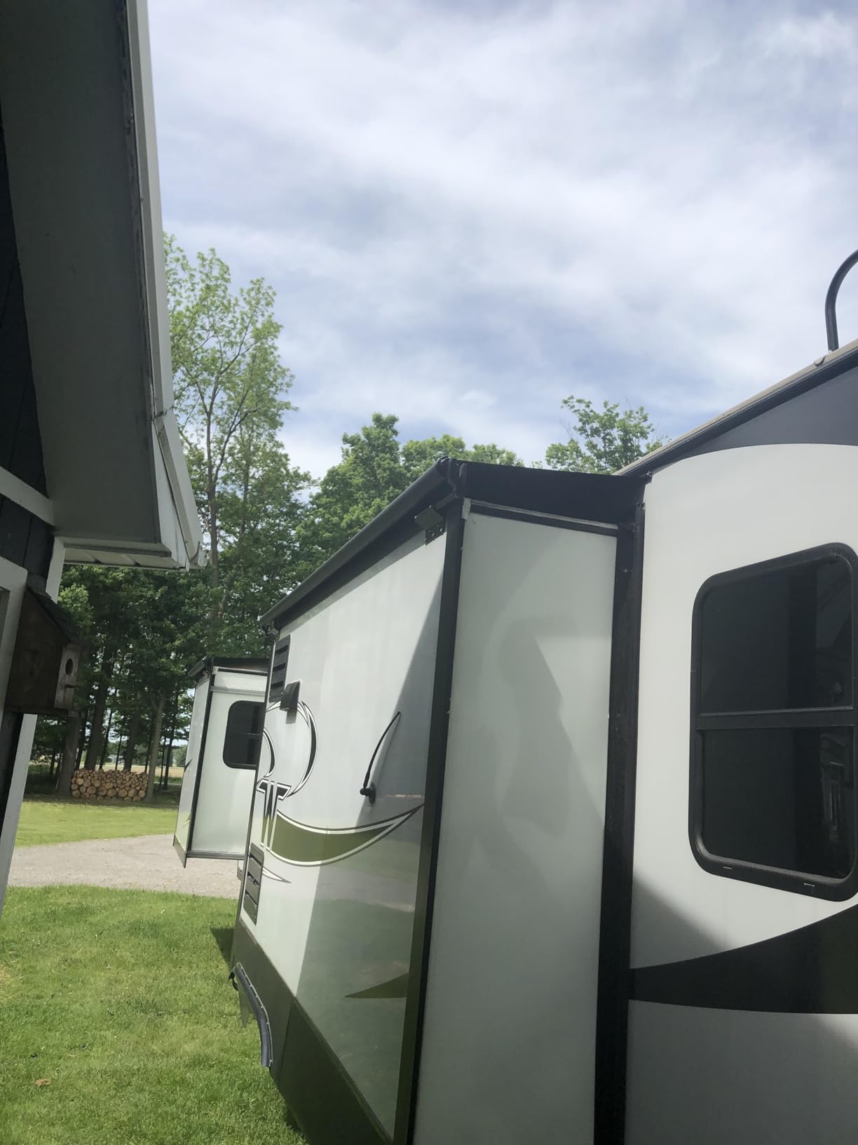 Suncode RV Slide Topper Awning Complete Kit Universal Fit for RV Slide-Out, Slide Out Protection for RVs, Campers & Travel Trailers - Black, 13'1