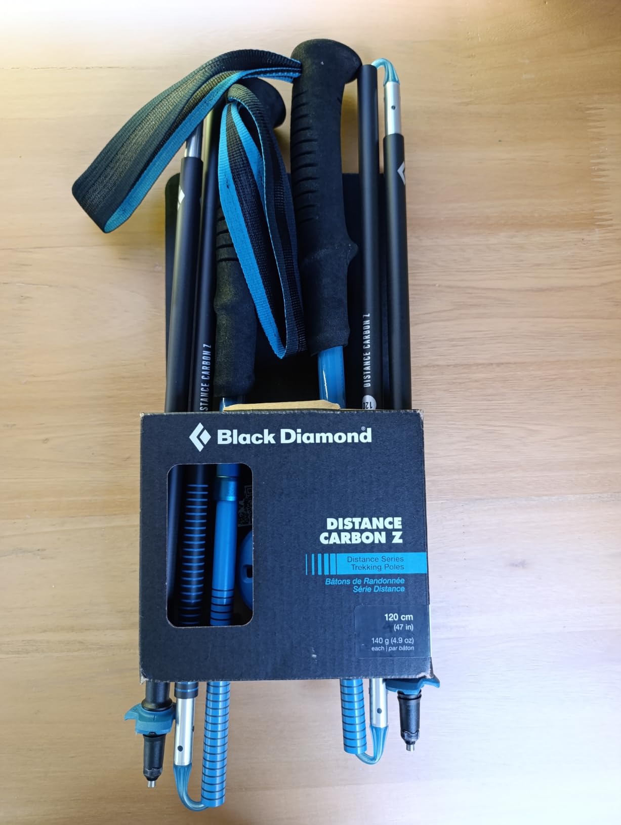 BLACK DIAMOND Distance Z Trekking Poles (Pair), Foldable Z-Pole, Hiking customer photo 1