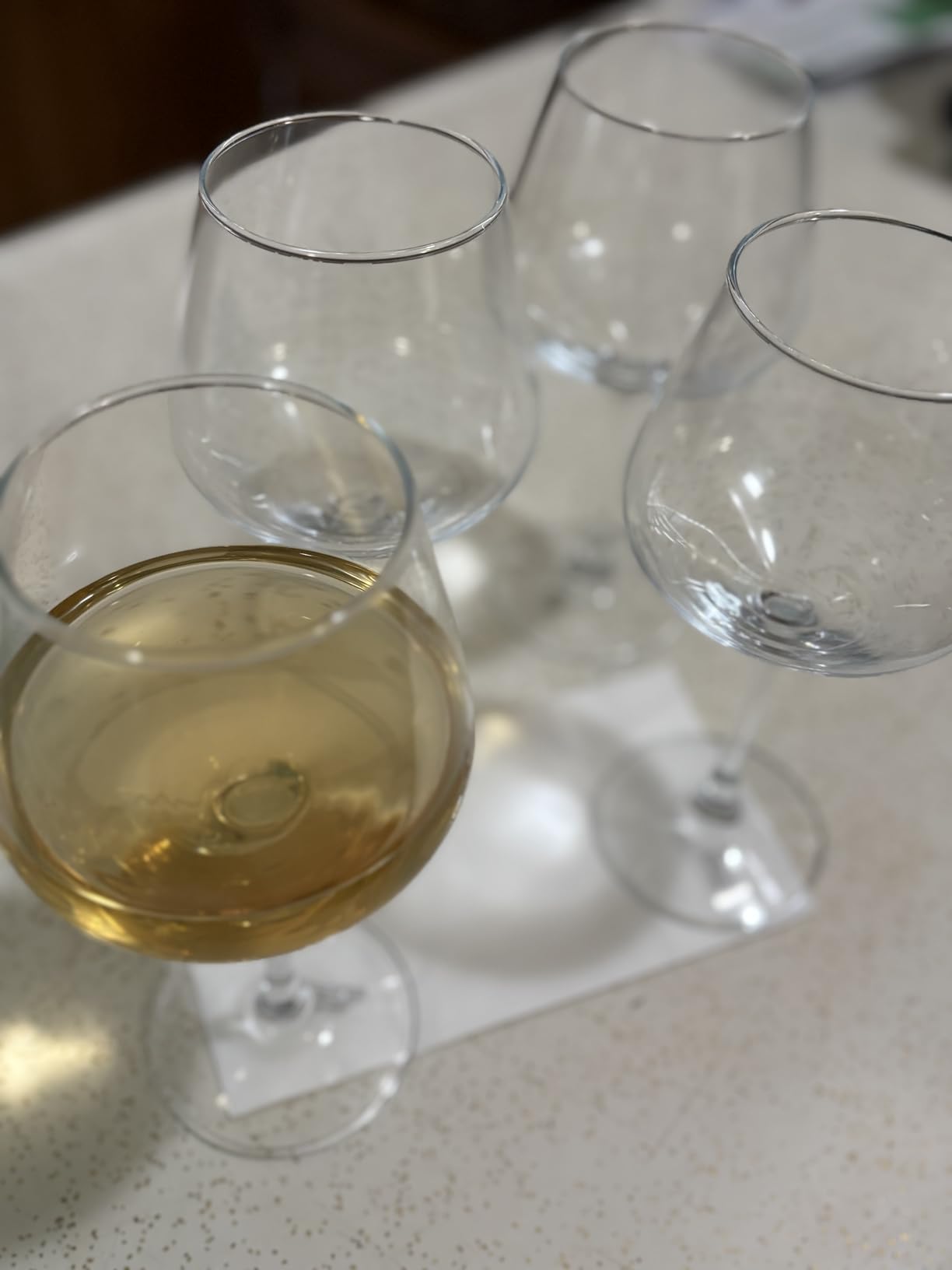 Amazon Basics Stemless Red Wine Glasses, 18 oz., Dishwasher-Safe, 4-Piece Set customer photo 1