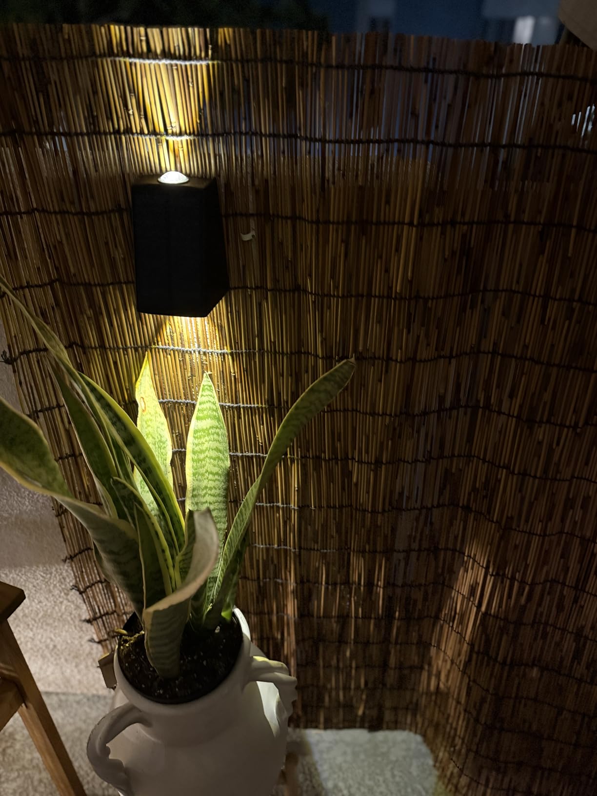 Bamboo Fence, Reed Fencing 4Feet High Bamboo Privacy Screen Outdoor for Patio, Reed Screen for Privacy Garden Backyard Balcony Natural Reed Fencing, 4x16FT customer photo 2