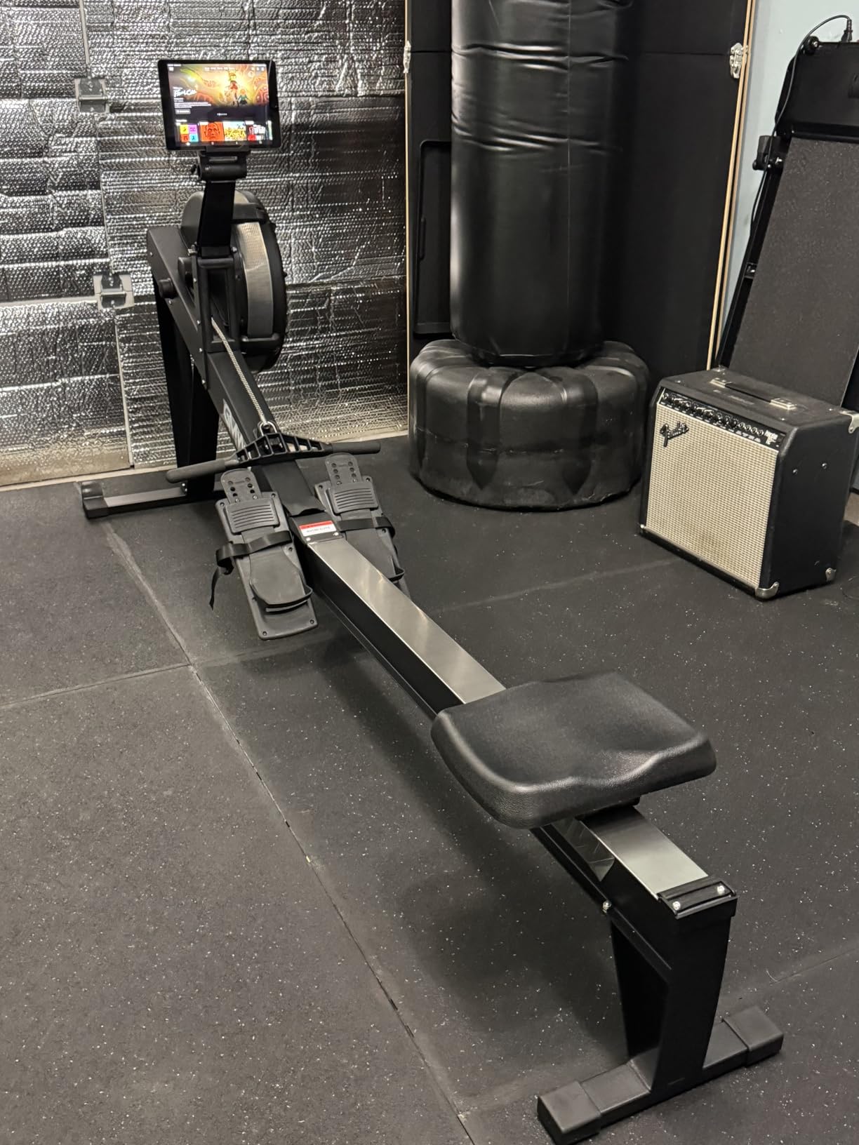 GMWD Air Rowing Machines for Home, 10-Level Adjustable Resistance Professional Rower Machine with Performance Monitor, Ergonomic Comfort Seat, Device Holder & Easy Storage, Lava Flow Series customer photo 1