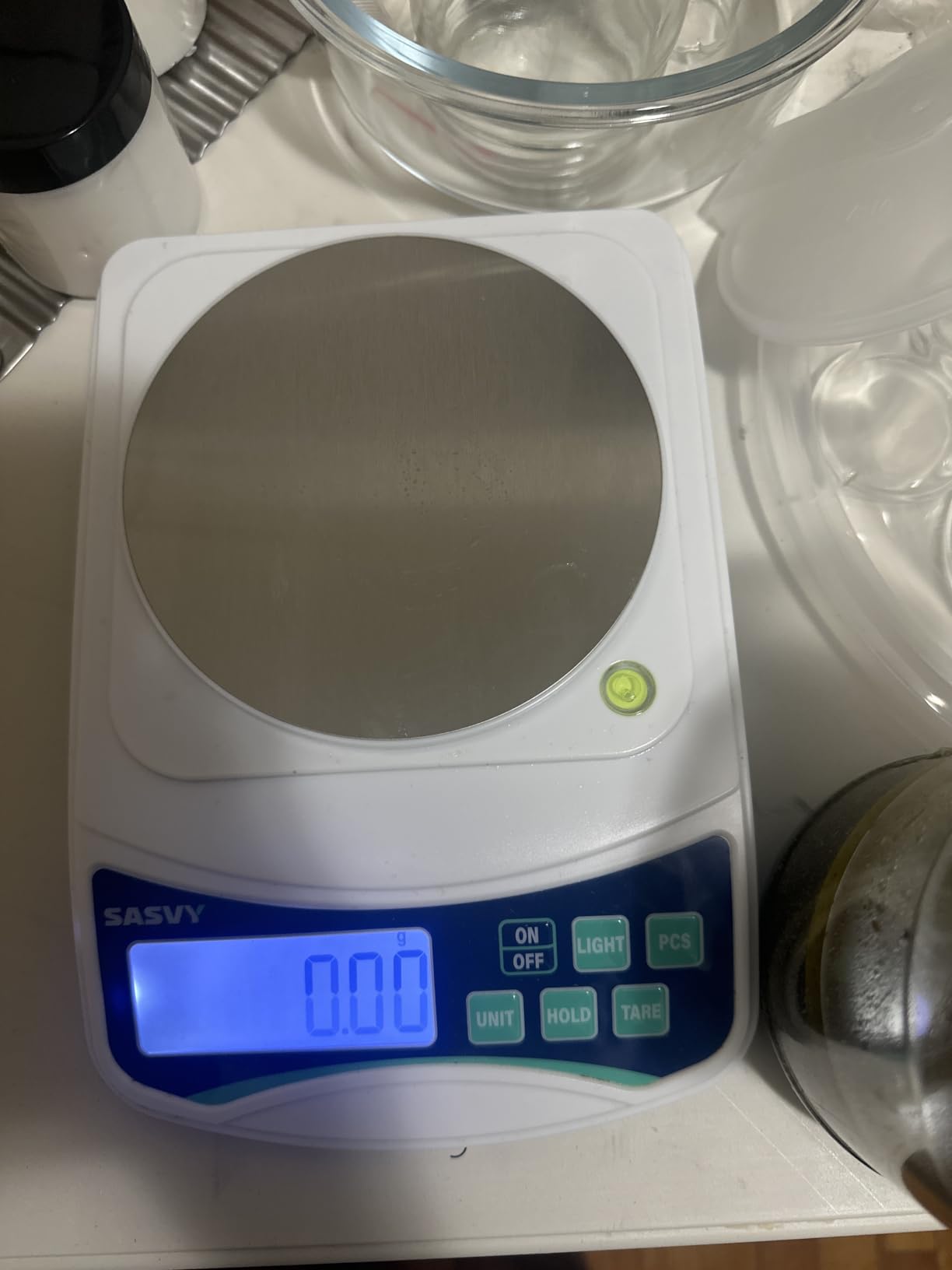 Digital Lab Scale 1000g x 0.01g oz/g/ct/DWT/tl/gn/ozt Precision Electronic Scientific Scale Analytical Balance for Laboratory Jewelry Kitchen, Includes 100g Weight and 2 x AAA Batteries customer photo 2