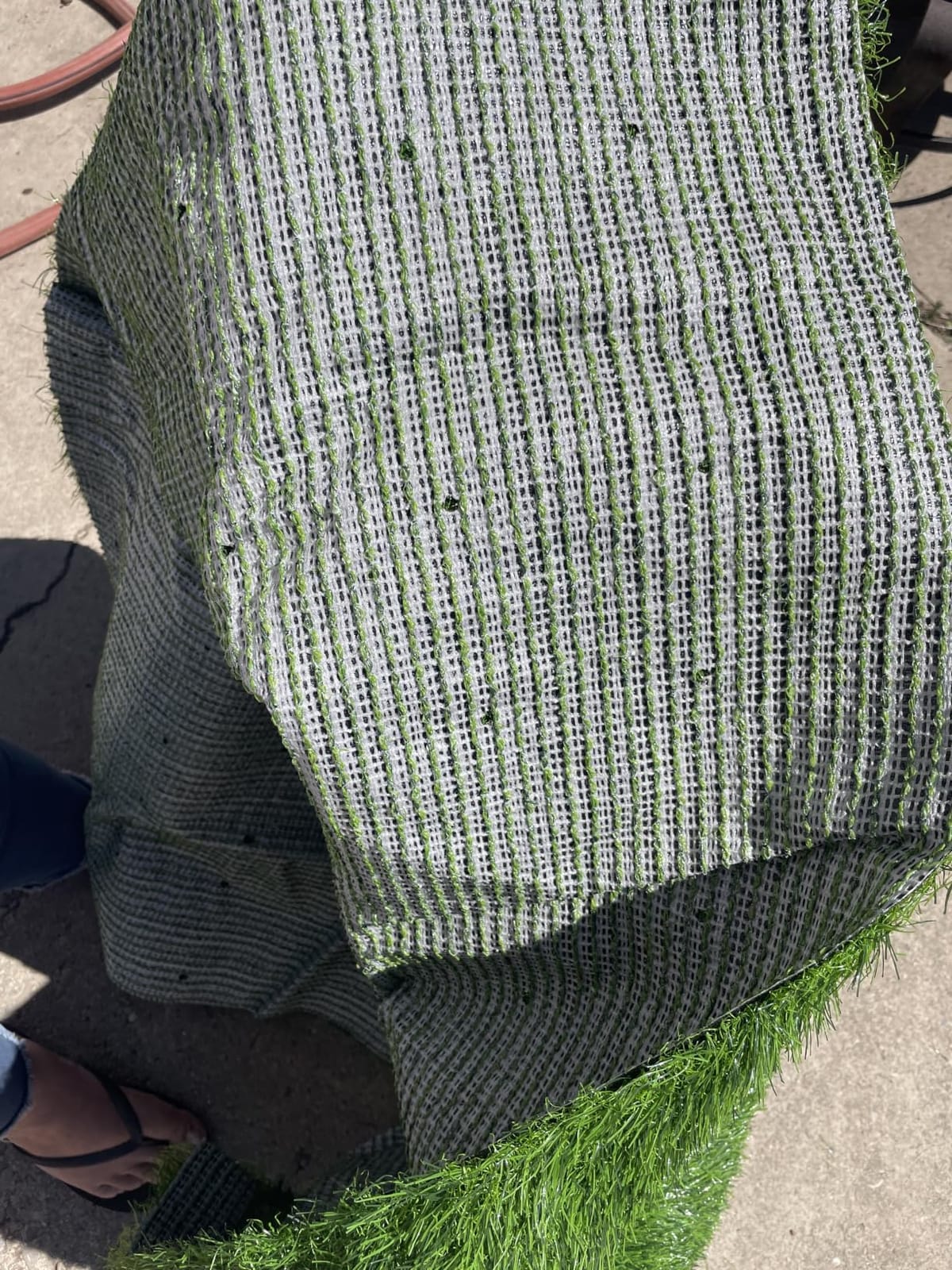 Artificial Grass Fake Turf Grass Outdoor Indoor with Drainage Holes, 3x5FT | Pet-Friendly Dog Grass Pad, Fast-Drain, Easy to Clean, Perfect for Balcony Patio Backyard Garden Wedding Christmas Decoration customer photo 2