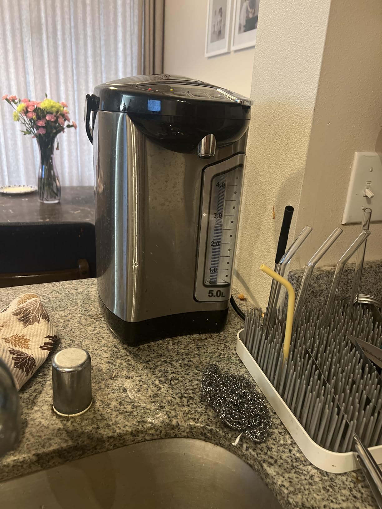 NutriChef Water Boiler and Hot Water Dispenser, 8L Electric Beverage Dispenser with Safety Lock Lid, Non-Drip Tap, Warm Function, Food Grade Stainless Steel, Home & Commercial Use customer photo 2