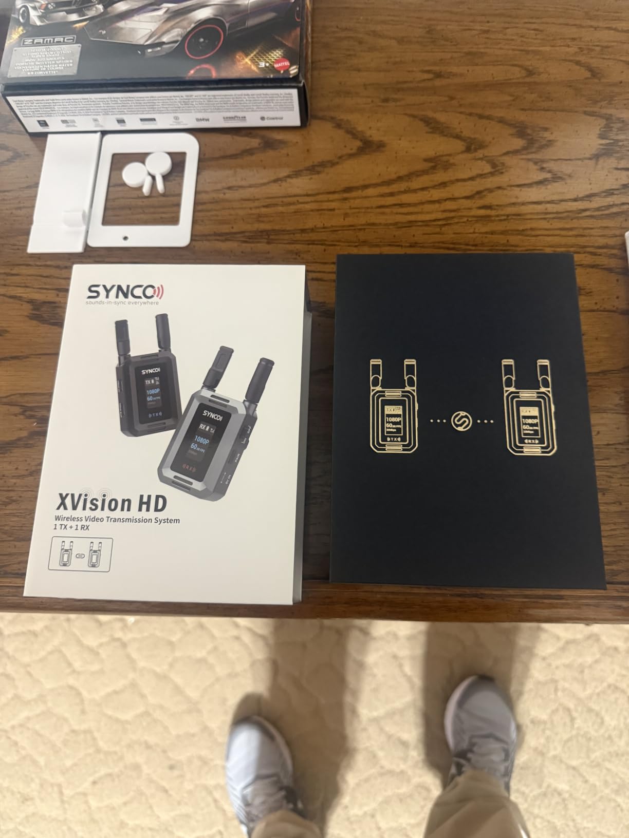 SYNCO Wireless HD Video Transmission System, XVision 1080P 60FPS HD Transmitter and Receiver with Dual HD Port Output and Loop Out 0.04s Latency 984ft for Livestreaming (1TX + 1RX) customer photo 1