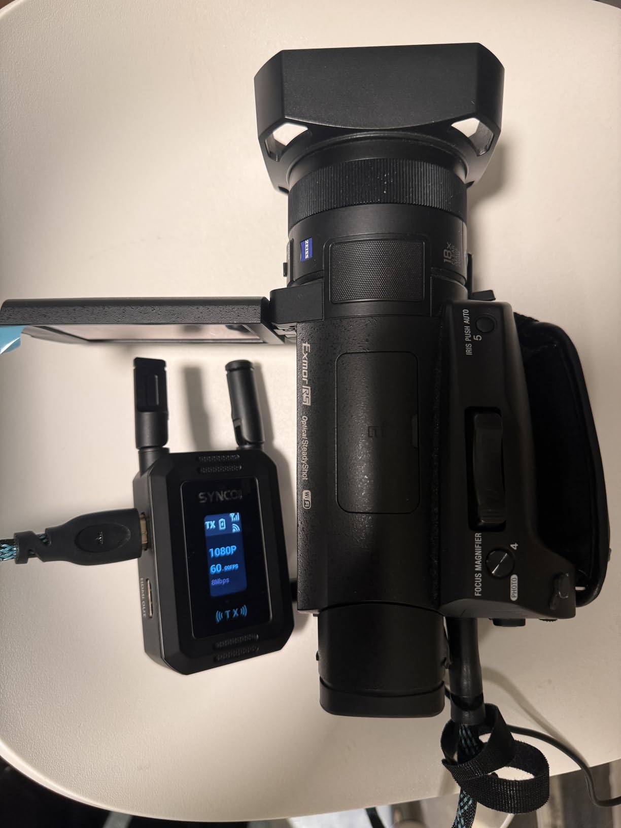 SYNCO Wireless HD Video Transmission System, XVision 1080P 60FPS HD Transmitter and Receiver with Dual HD Port Output and Loop Out 0.04s Latency 984ft for Livestreaming (1TX + 1RX) customer photo 2