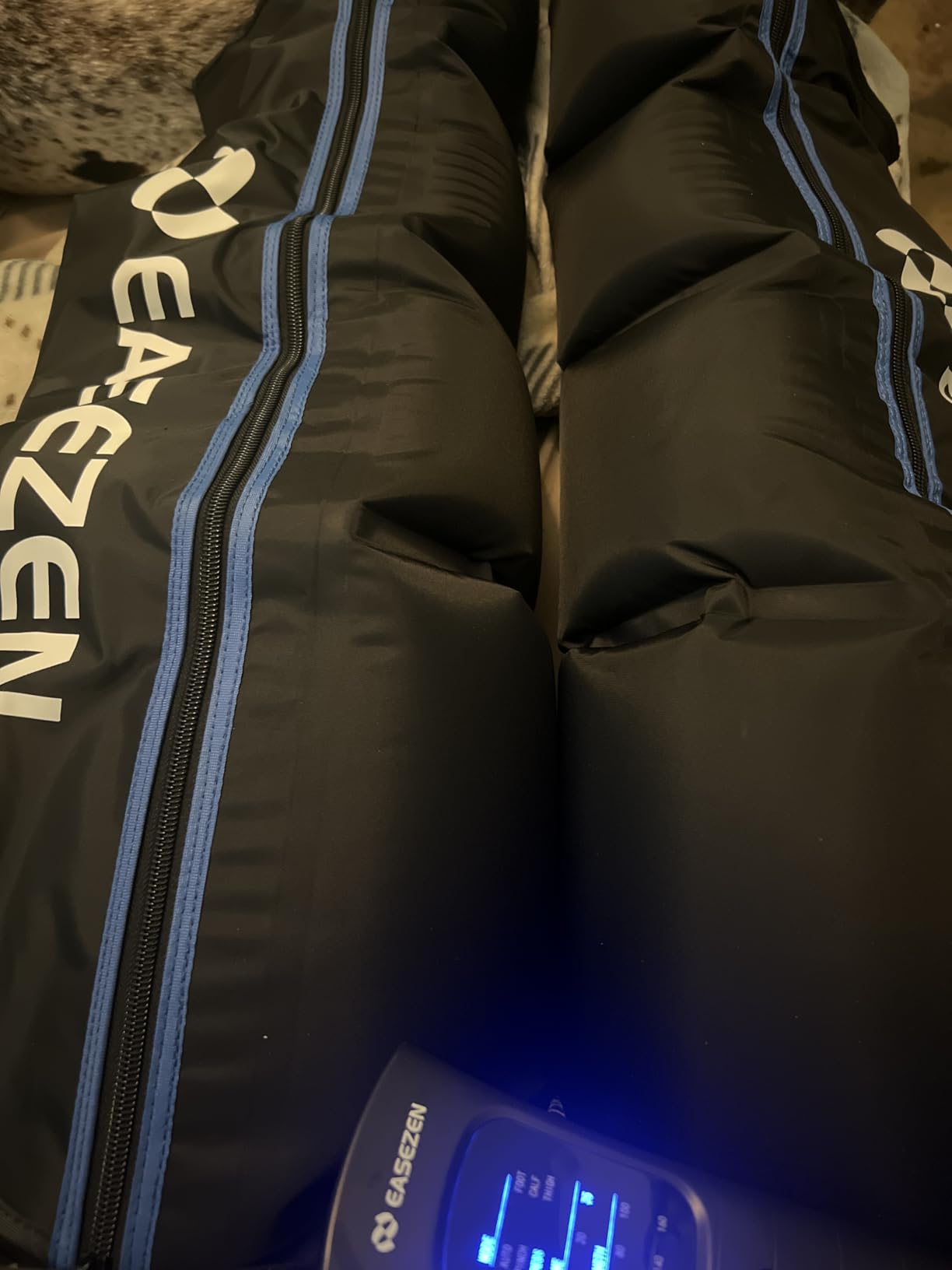 EaseZen Leg Compression Massager for Circulation & Muscle Pain Relief FSA HSA customer photo 1