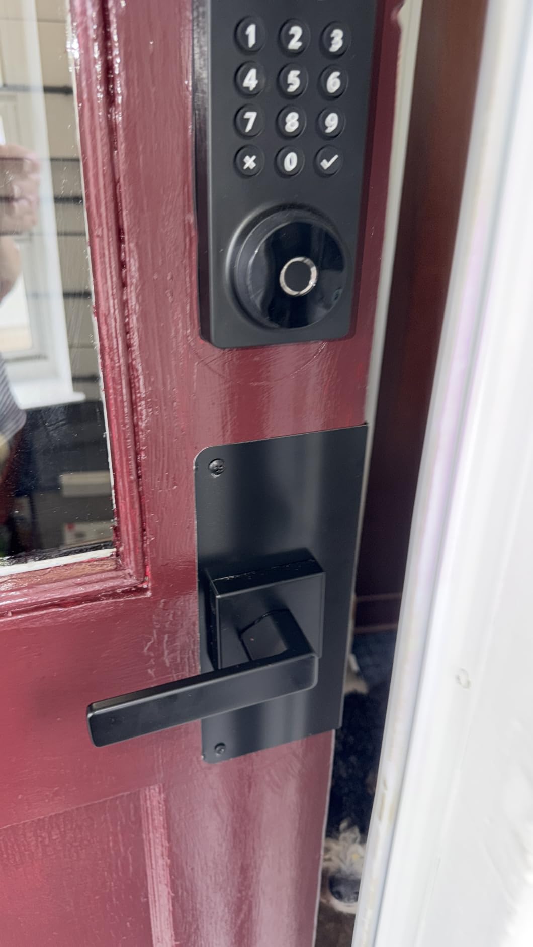 Philips WiFi Keypad Deadbolt with Handle, Built-in WiFi, APP Remote Control customer photo 2