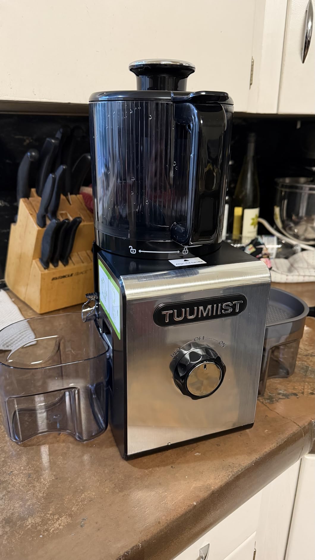 TUUMIIST 3-in-1 Juicer Machines, Makes Juice & Sorbet & Nut Milk | 6.5
