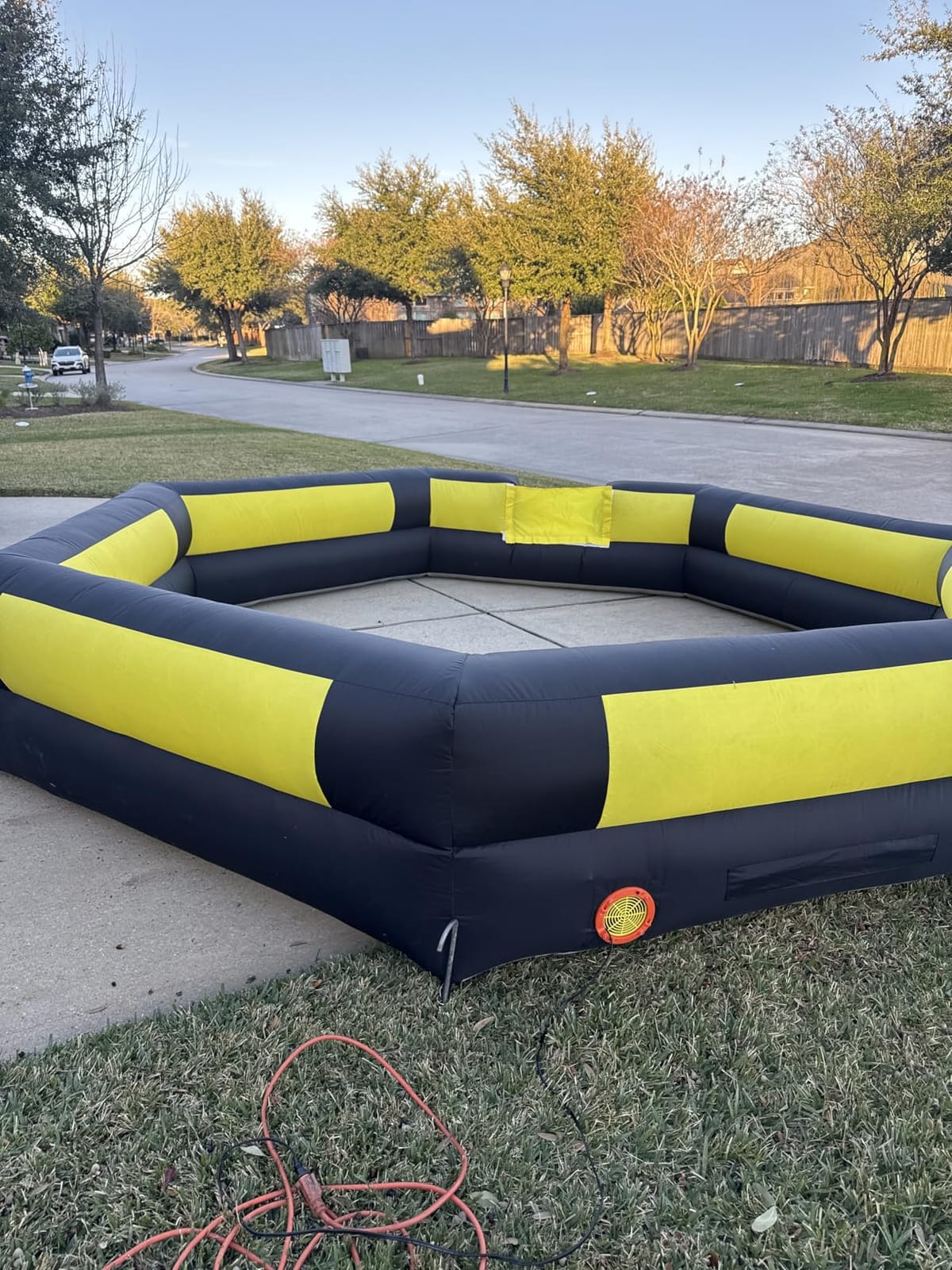 15FT Inflatable Gaga Ball Pit with Built-in Blower, Portable Gaga Ball Pit for Indoor & Outdoor Gaga Ball Activities, Sport Games for Backyard, Park customer photo 1