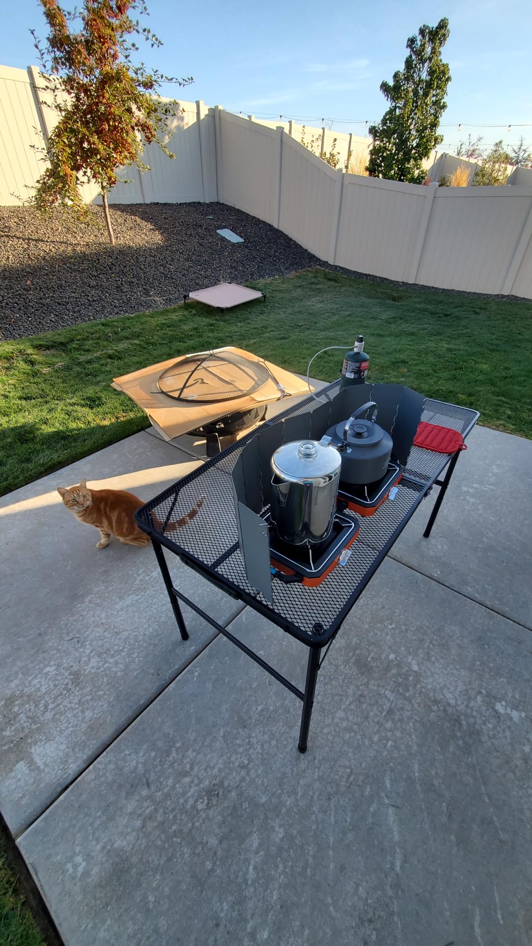 ODSD 2 Burner Camping Stove with Windshield, 20,000 BTU Propane Camp Stove, Portable Folding Gas Stove with Frying Pan, Coffee Stand & Carry Bag customer photo 2