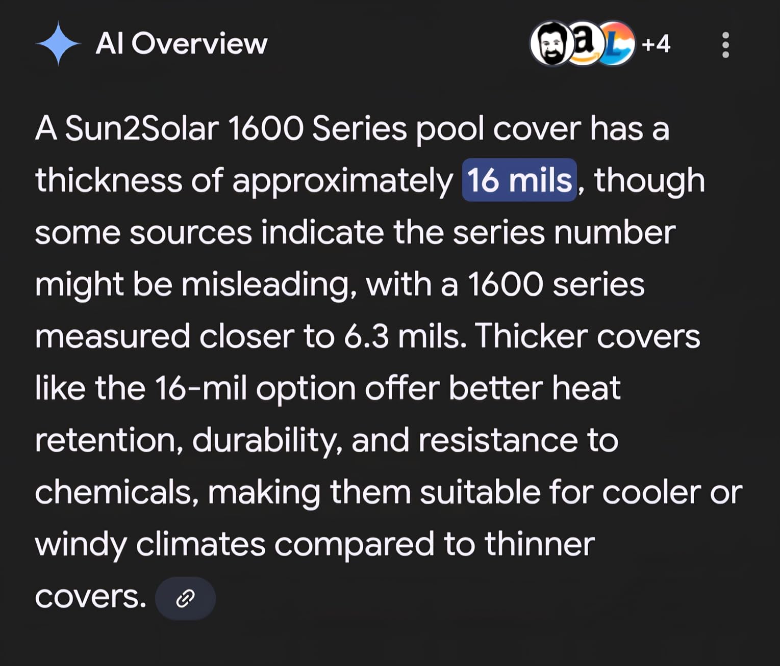 Sun2Solar Solar Pool Cover 16 Mil | 18 x 36 Ft Blue | Heat Retaining Solar Blanket | Rectangle Swimming Pool Cover | Water Conservation & Debris Protection customer photo 1