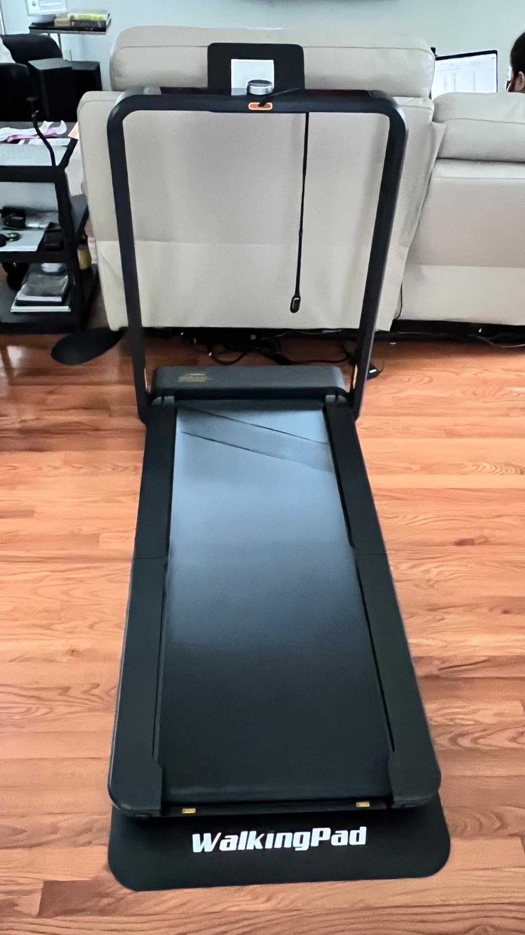 WalkingPad X Series Folding Treadmill, Smart Vertical Fold | LED Display with Rotary Control for Easy Operation, No Assembly Required for Convenient Setup and Home Workouts customer photo 2