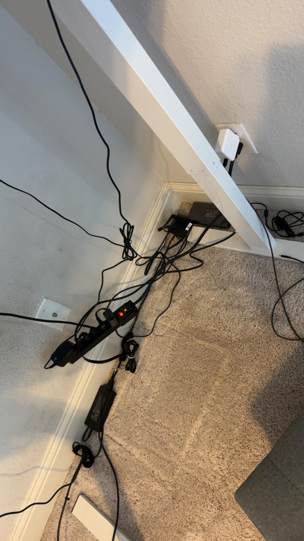Cable Management, 25.3'' Under Desk Cable Management Tray No Drill customer photo 1