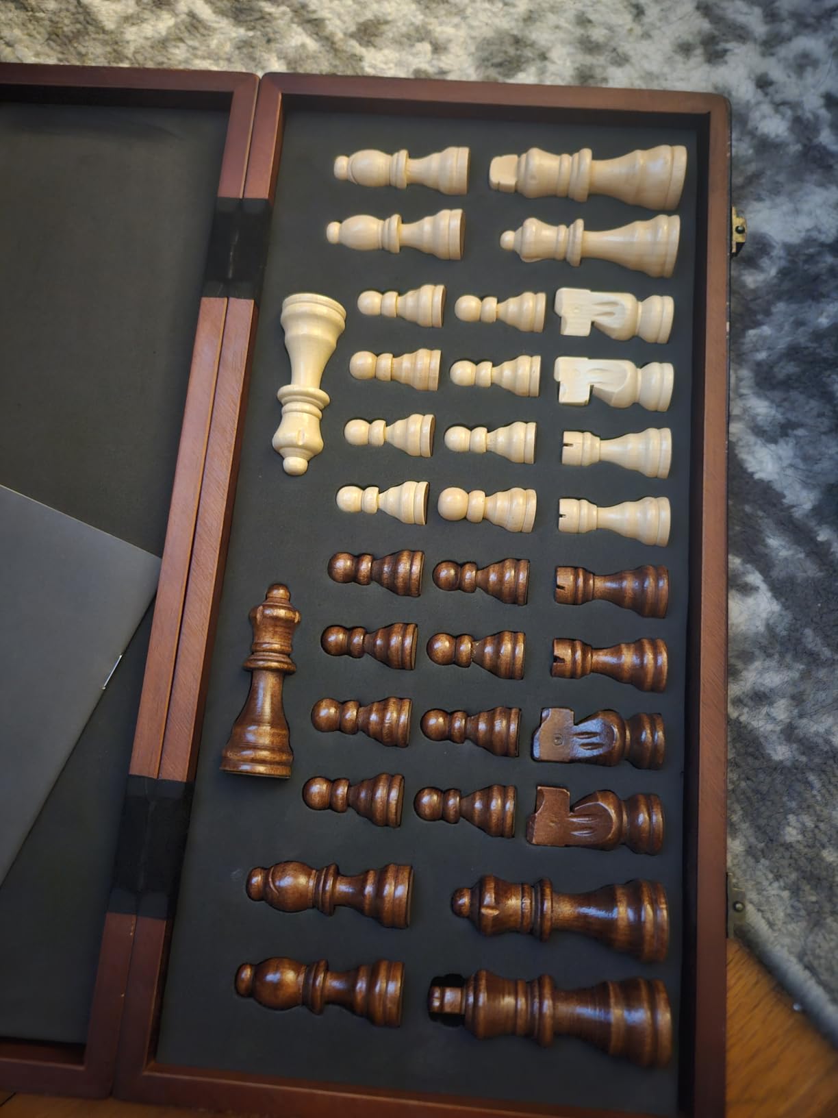 Magnetic Wooden Chess Set, 15