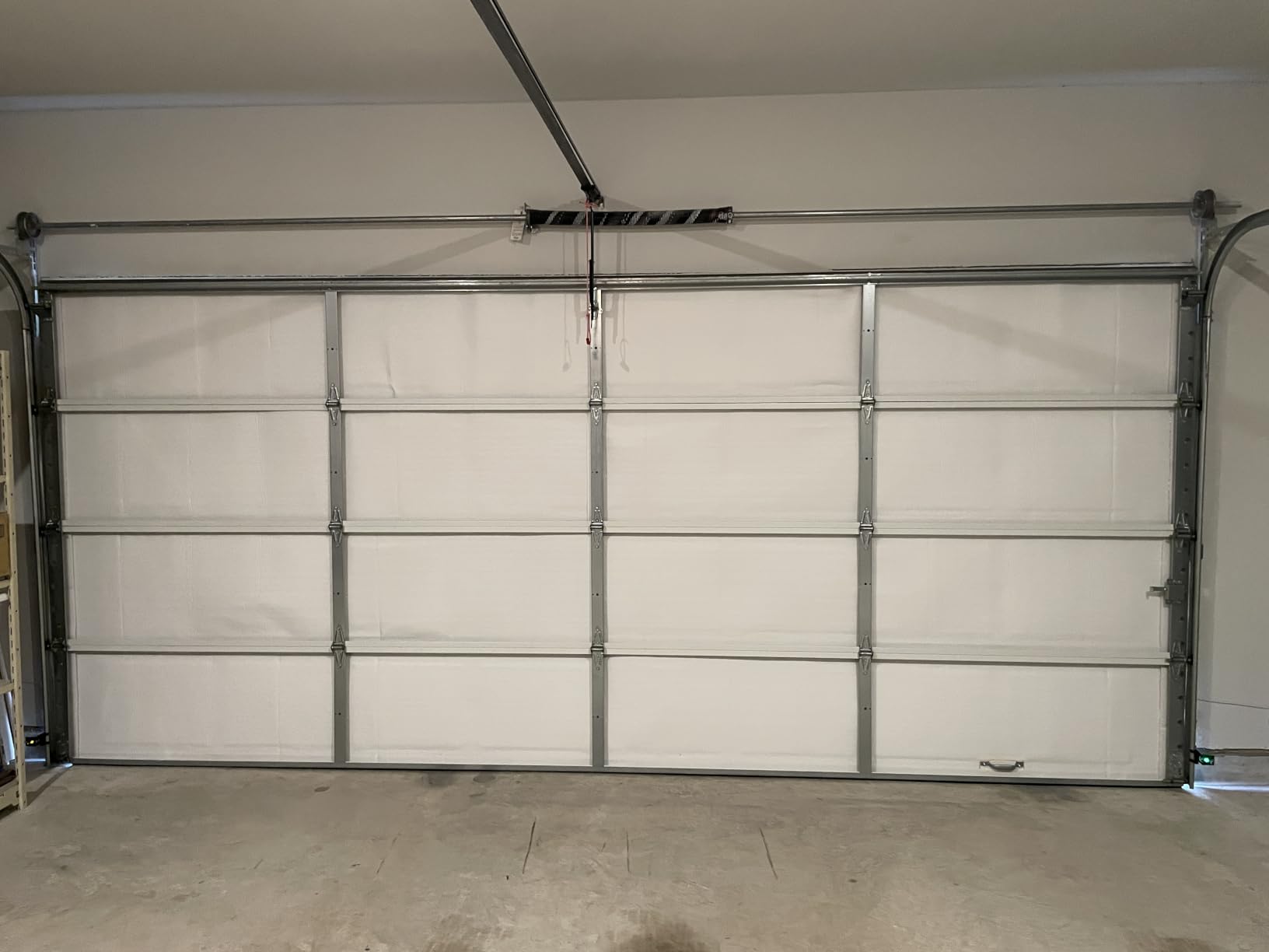 BEEST FULLSTOP Garage Door Insulation Kit - 8x8 & 8x7 ft Single Garage Door Insulation Panels - 8 Pre-Cut 24x48 Foam-Core Panels w/Tape, Cutter & Squeegee - Easy DIY for Instant Temperature Control customer photo 2