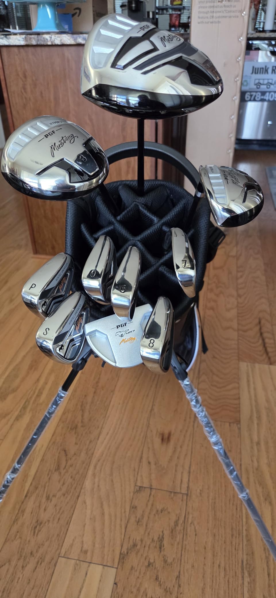 PGF Men's Mustang MK7 Complete Golf Club Package Set [Flex:Regular][14-Pieces] customer photo 1