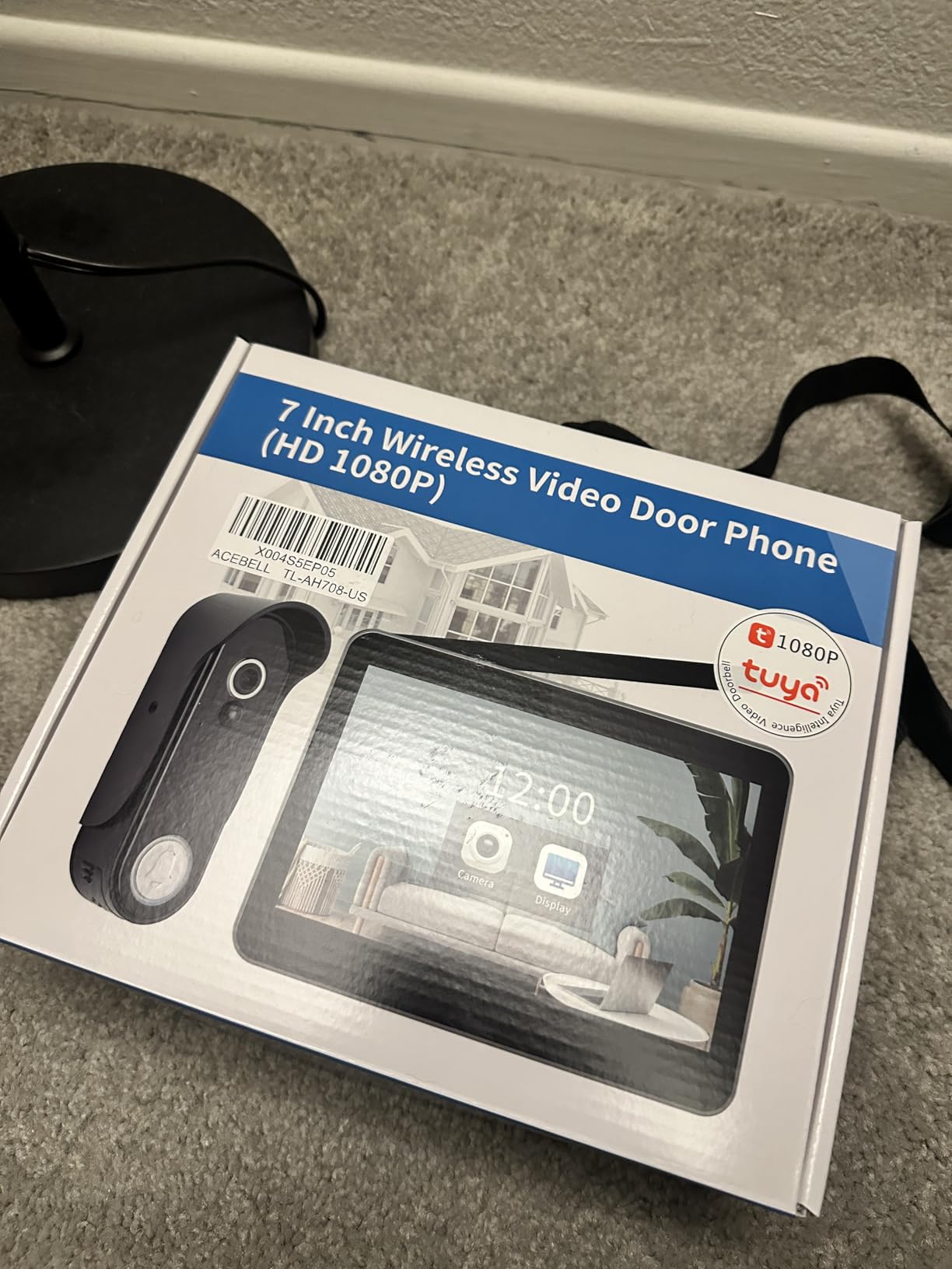 Wireless Smart Video Doorbell Intercom System, WiFi 1080P Video Doorbell Camera with Monitor, Video Door Phone with 7''Touch Screen, Motion Detection, No Subscription, APP Control customer photo 1
