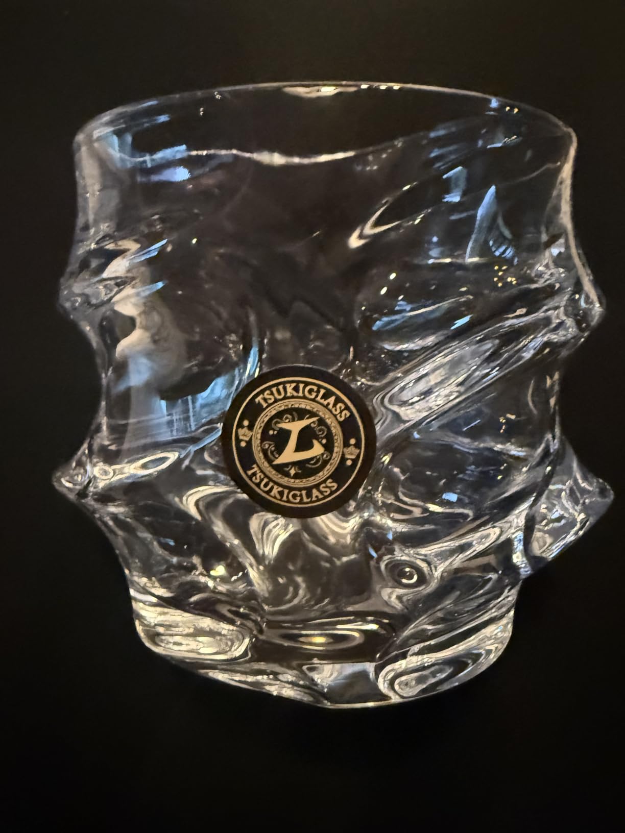 TSUKIGLASS Storm Japanese Crystal Whiskey Glasses Set of 4, Gift for Men | Old Fashioned Rocks Tumblers, 10oz, Lead-Free Crystal, Gift-Ready Box, For Bourbon, Scotch & Cocktails customer photo 1