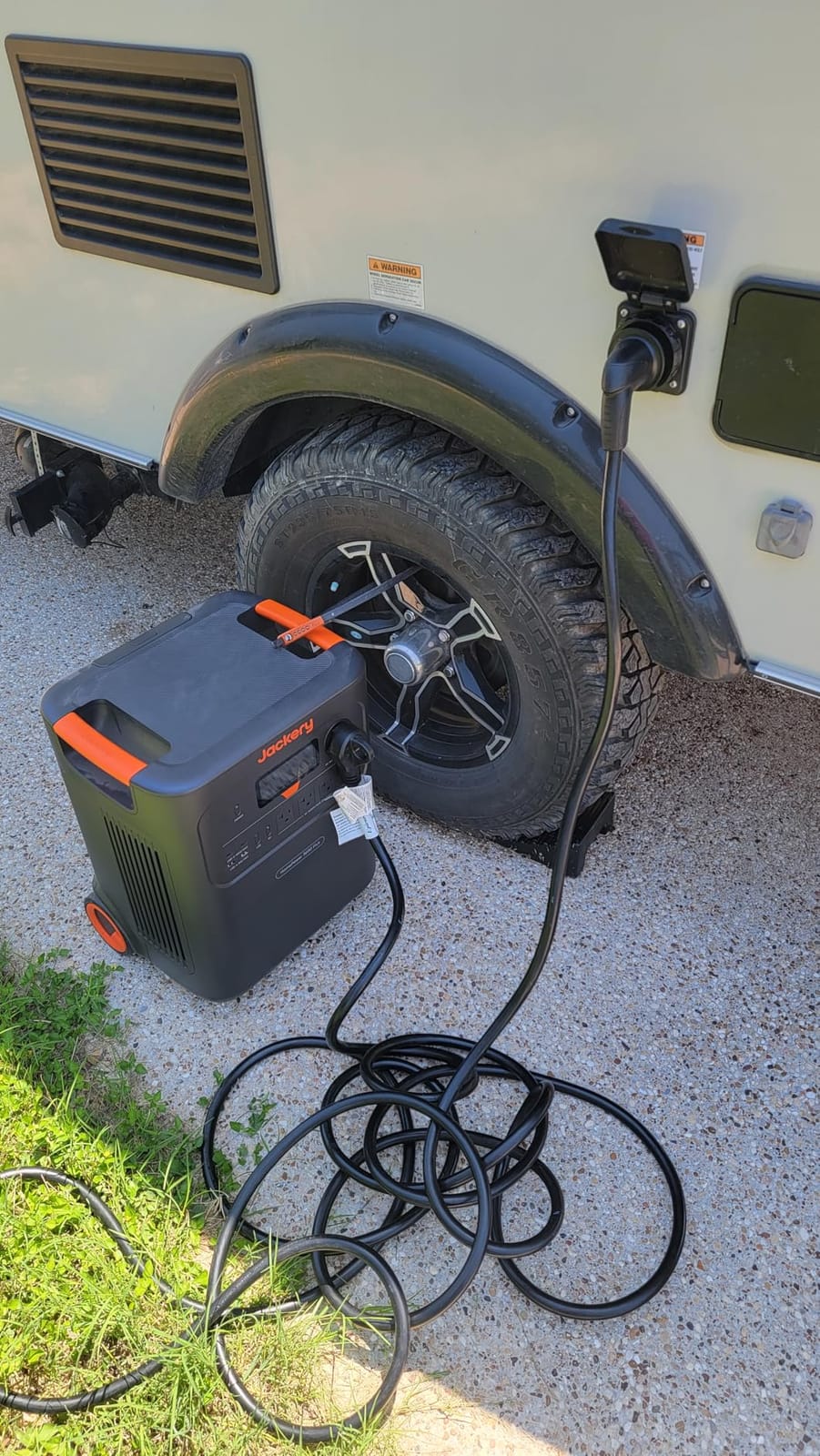 Jackery HomePower 3600 Plus Portable Power Station, 3600W AC Output, 3584Wh LFP Solar Generator, Expandable up to 21kWh, Essential Home Backup for Home Use, Emergencies, RV customer photo 1