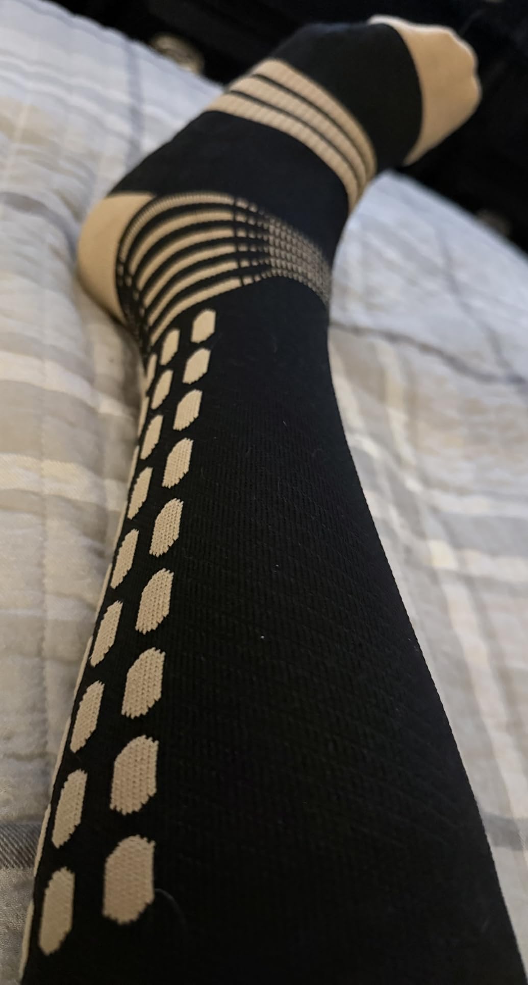 NEENCA Professional Compression Socks for Women Men Circulation, 20-30 mmHg | Copper Infused Fiber, Patented Massage Dots Design, Medical Sock for Pain Relief, Swelling, Nurse, Travel, Flight, Daily Wear customer photo 1