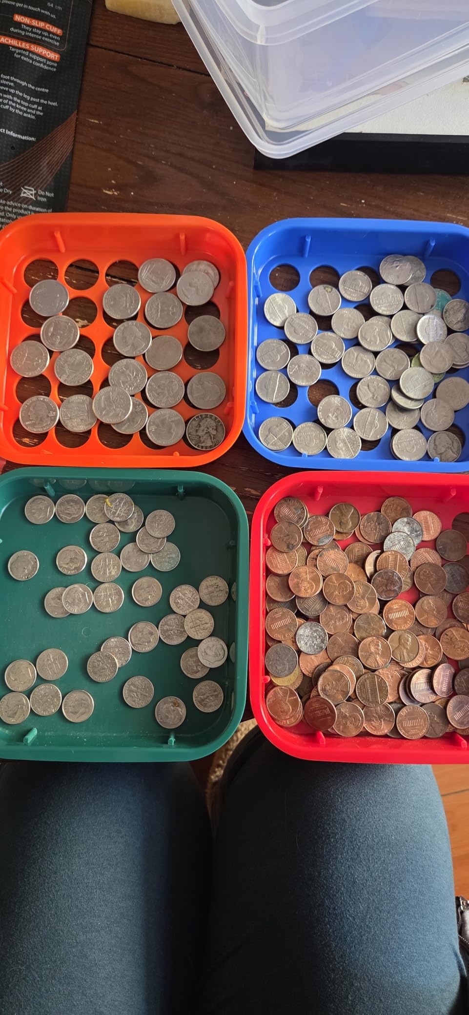 PONNOR Coin Counter Machine Sorter Change and Wrapper Roller Counting Organizer Sorts up to 300 Coins Per Minute Automatically Sorts and Batches - Black customer photo 1