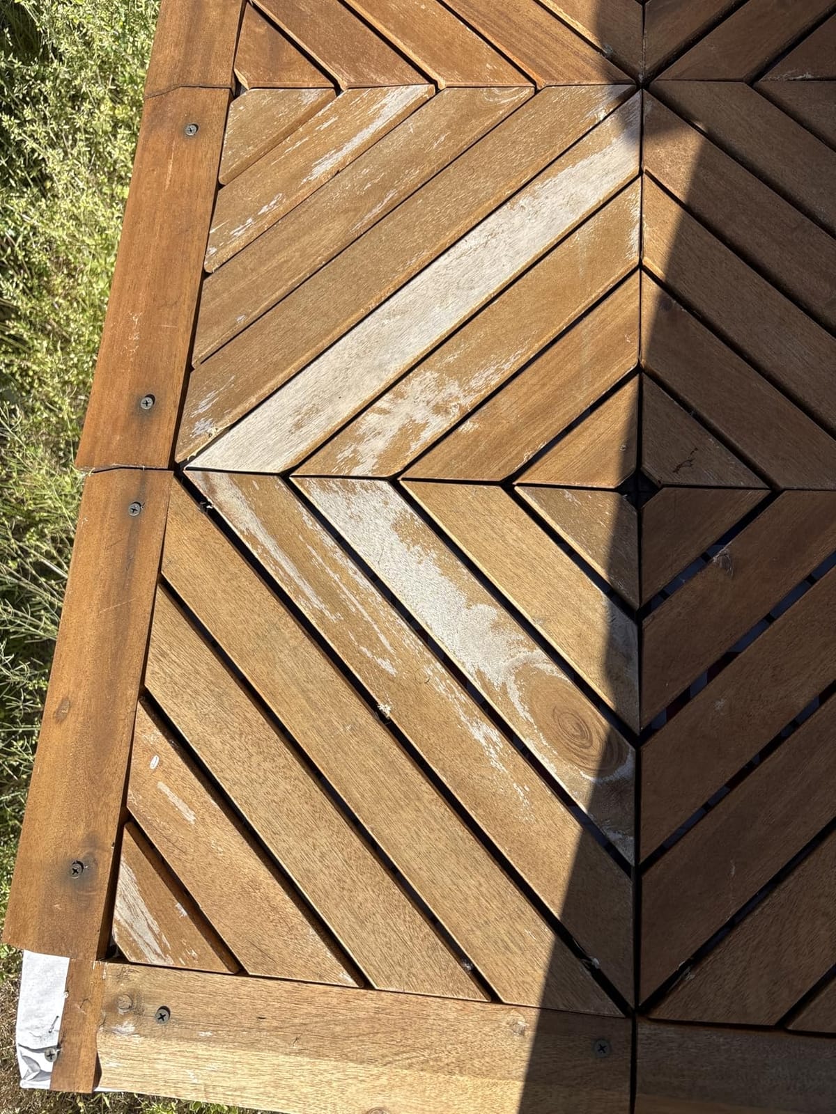 PrimeZone 27 PCS Solid Acacia Wood Interlocking Patio Deck Tiles | 12