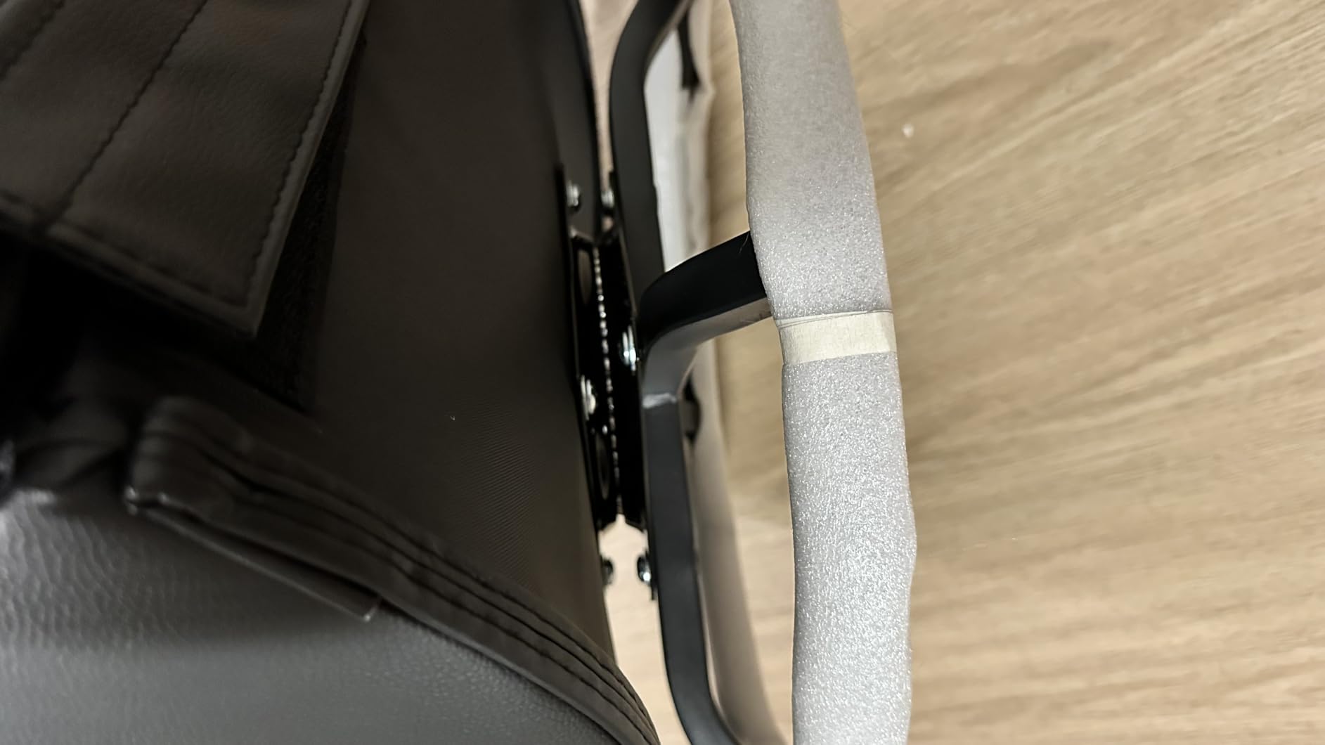 GTPLAYER Floor Gaming Chair Foldable Swivel Floor Chairs for Kids Boys Comfy Video Game Seat with 360° Multipurpose for Gamers, Bedroom or Game Room(Black-Blue) customer photo 2