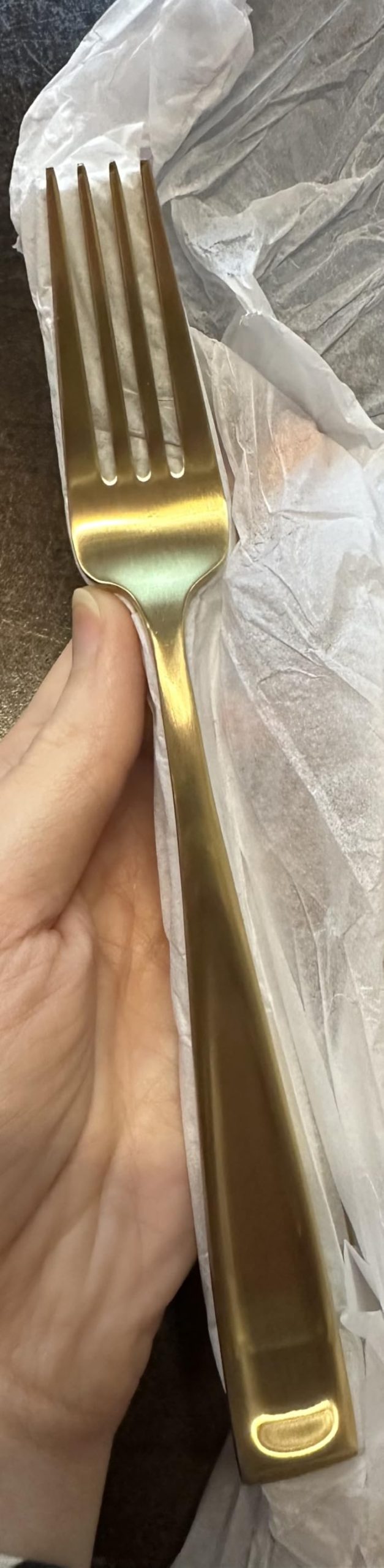 Oneida Moda Gold Satin 20-Piece 18/10 Silverware Set for 4, Flatware | satin finish, dishwasher safe | includes knives, forks, and spoons | heavy duty, cutlery set for kitchen and dining, utensils customer photo 2