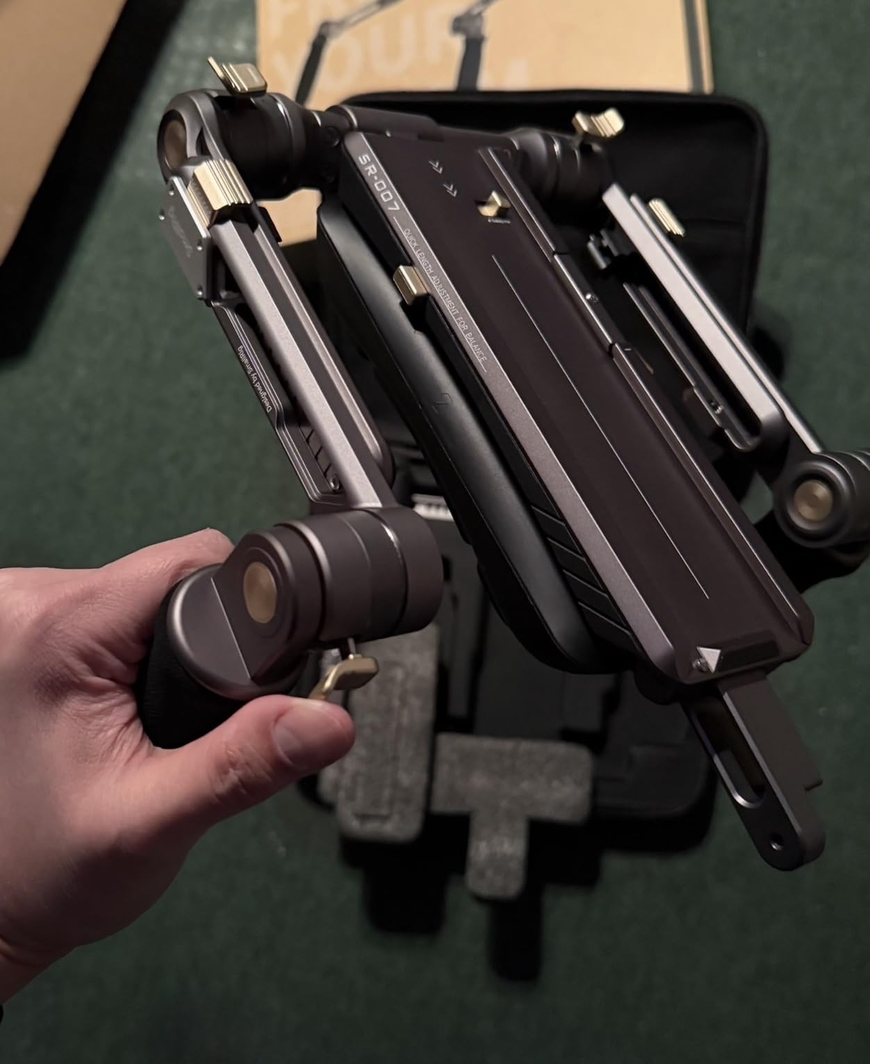 SmallRig Shoulder Rig Kit, One-Touch Quick Release Adjustable for Sony, Canon, Nikon Mirrorless Cameras, Camcorders | Camera Support System for Arca-Swiss/MFT Mount & 15mm Rods | SR007 Pro customer photo 2