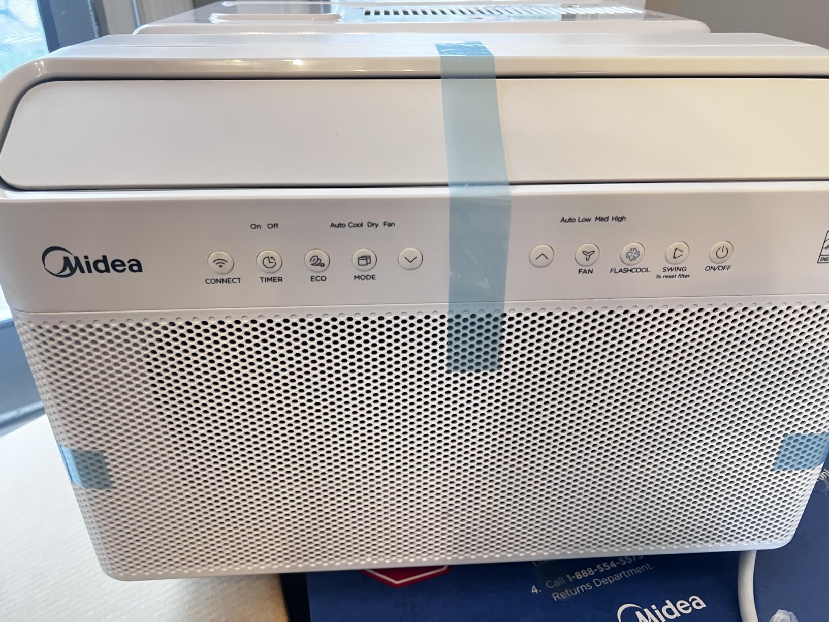 Midea 12,000 BTU U Shaped Window Air Conditioner, Cools up to 550 Sq Ft | Ultra Quiet U-Shaped Design, Inverter Control, Open Window Flexibility, Alexa/Google Assistant, 37% Energy Savings, 2026 New customer photo 1