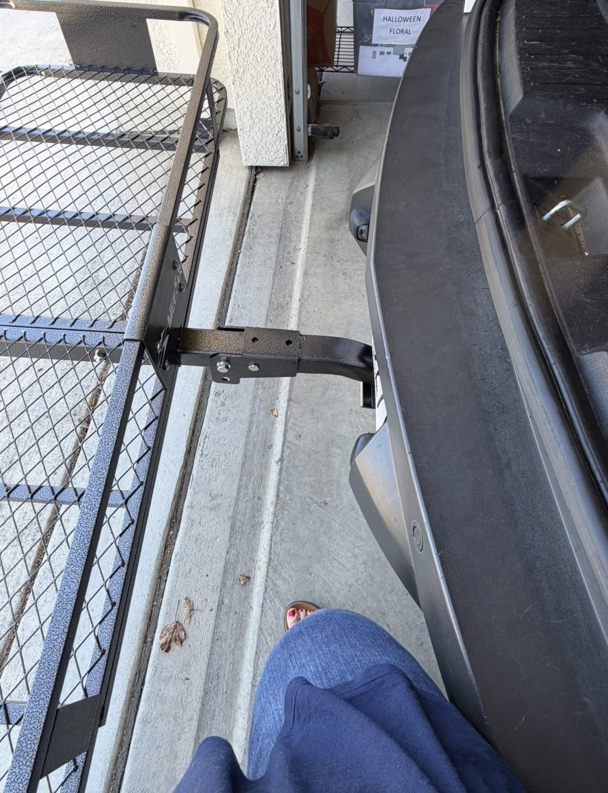 Hitch Mount Cargo Carrier Rack Basket 60