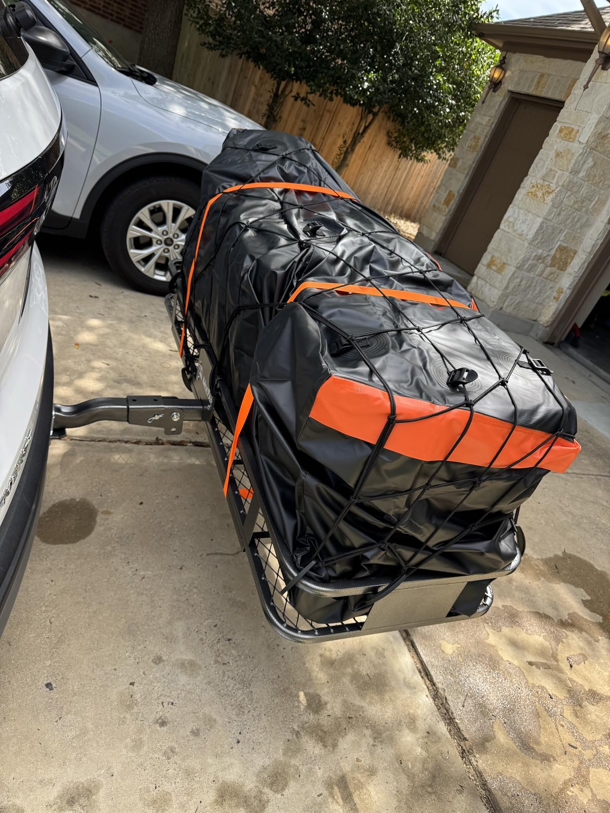 Hitch Mount Cargo Carrier Rack Basket 60