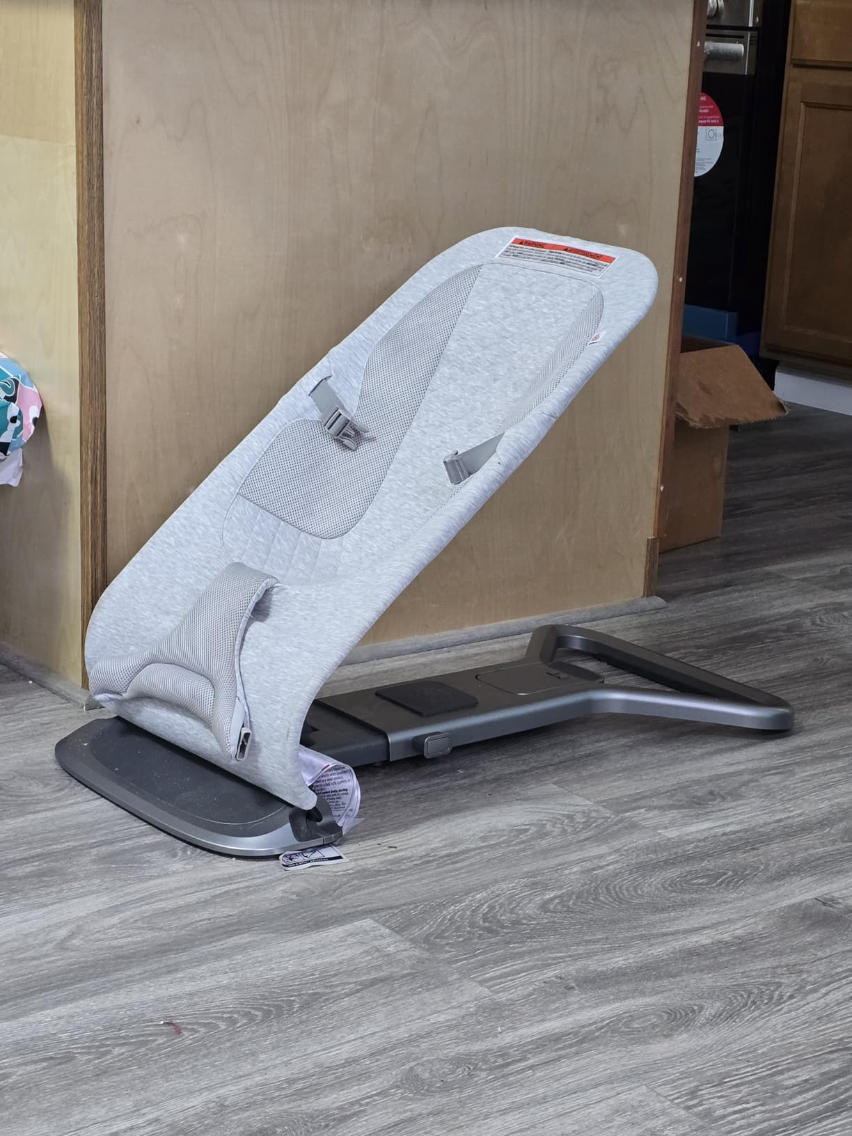 Ergobaby Evolve 3-in-1 Bouncer Seat for Babies and Toddlers 5.5-25 lbs | Multi Position Baby Bouncer Seat with Adjustable Heights, Secure Harness, Newborn Insert, Knit Cream customer photo 1