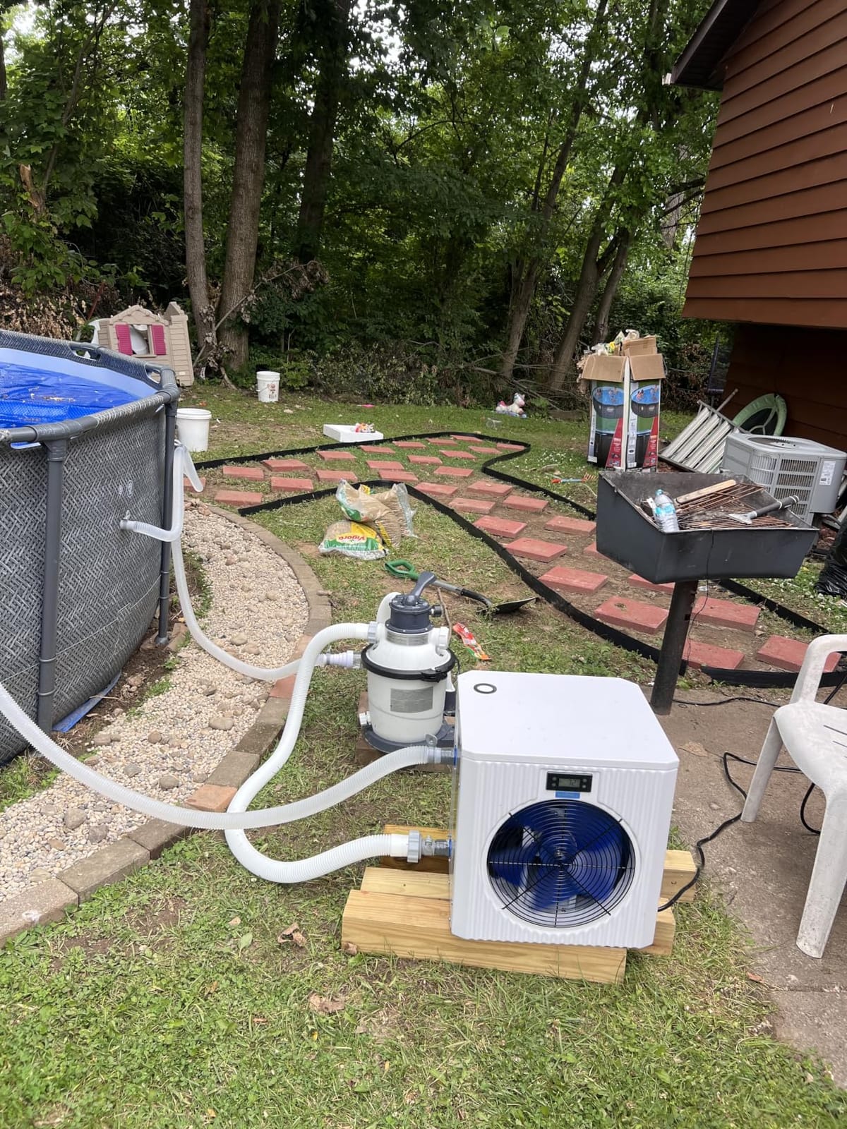 7,500 Gallons Above Ground Pool Heater 110V customer photo 1