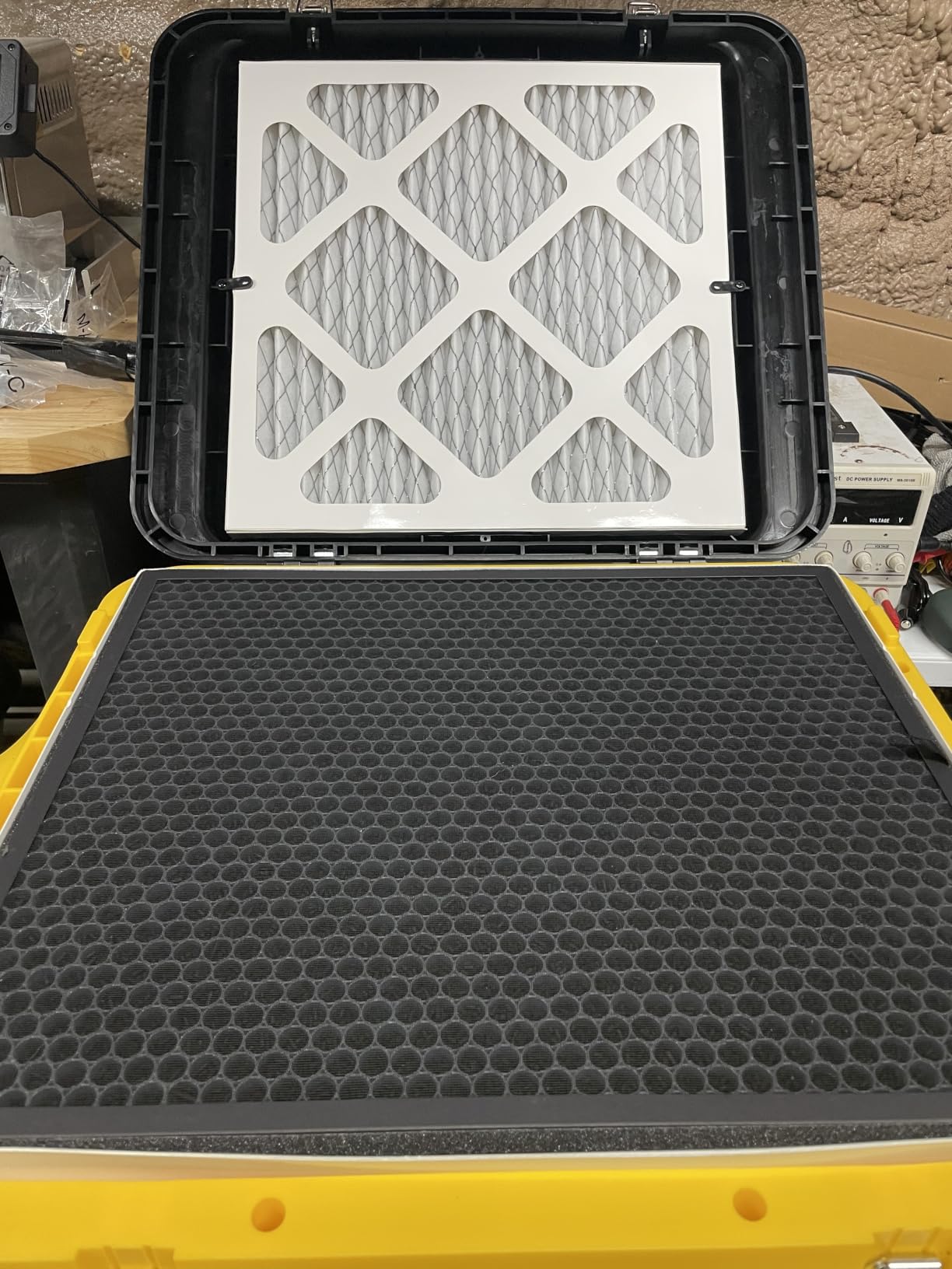 Air Scrubber 600 CFM with 4-Stage Filtration HEPA Negative Air Machine | Stackable, Heavy Duty, Airborne Cleaner Scrubber for Home, Industrial and Commercial Use, Water Damage Restoration Equipment customer photo 1
