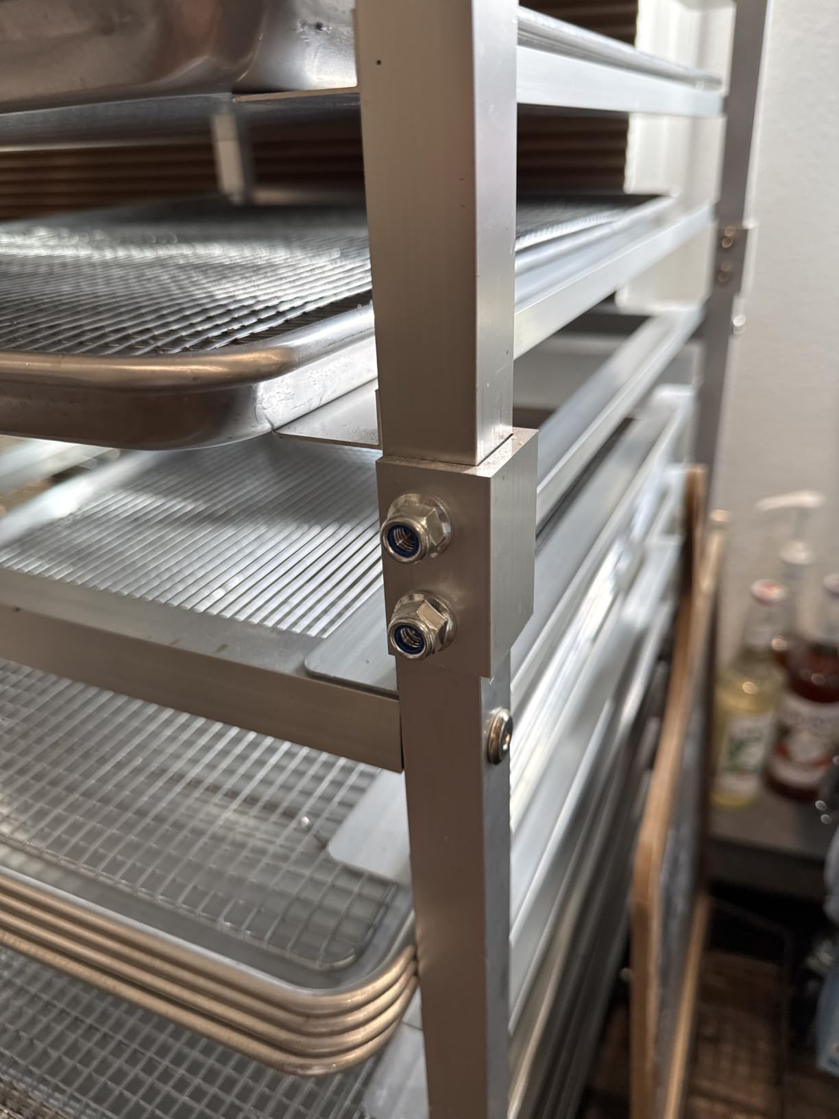 lopeztek Commercial 20-Tier Half & Full Sheet Pan Rack with Wheels | 1/2 & Full Sheet Pan | Baking Bread Cooling Rack | Speed Bun Rack | Bakery Rolling Cart | Dough Proofing customer photo 1