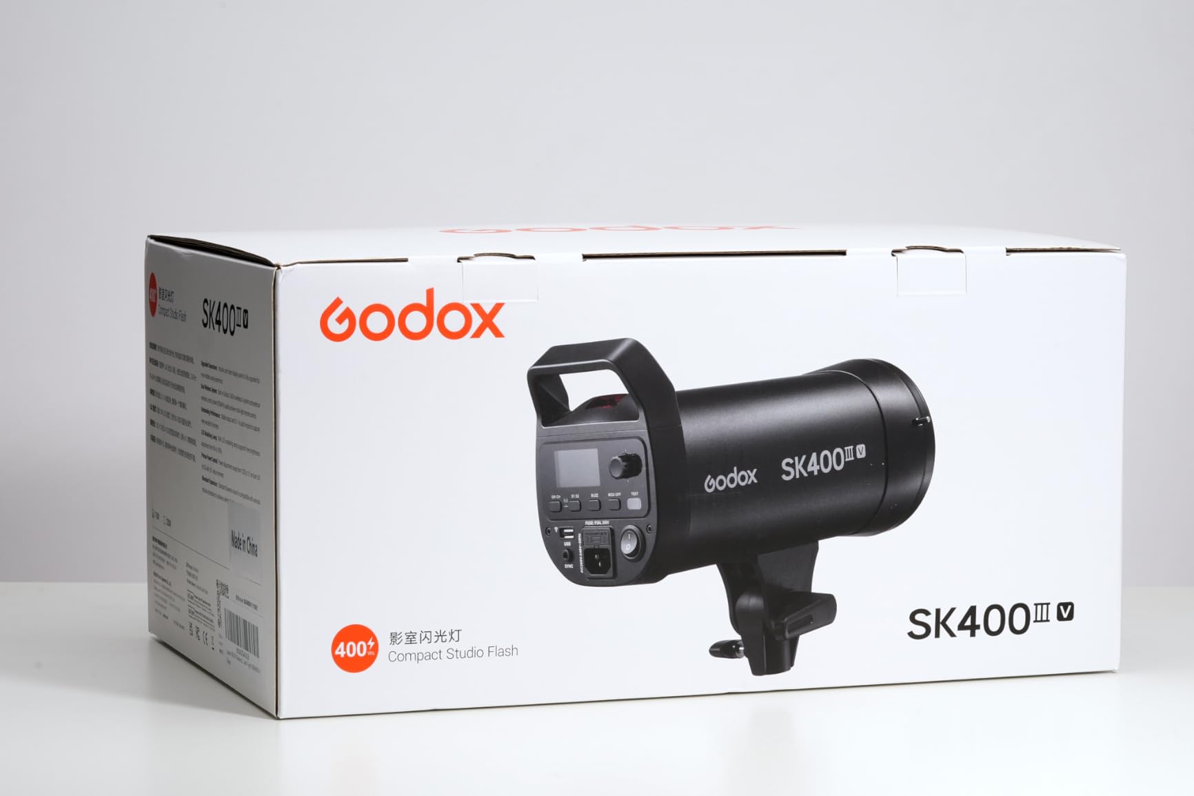 GODOX SK400IIIV (2026 Upgrade) Studio Strobe Light 400Ws GN65, 0.1-1.5s Recycle Time, Bowens Mount, LED Modeling Lamp, 2.4G Wireless Flash for Studio Product Photography, Portraits, Wedding Shoots customer photo 1