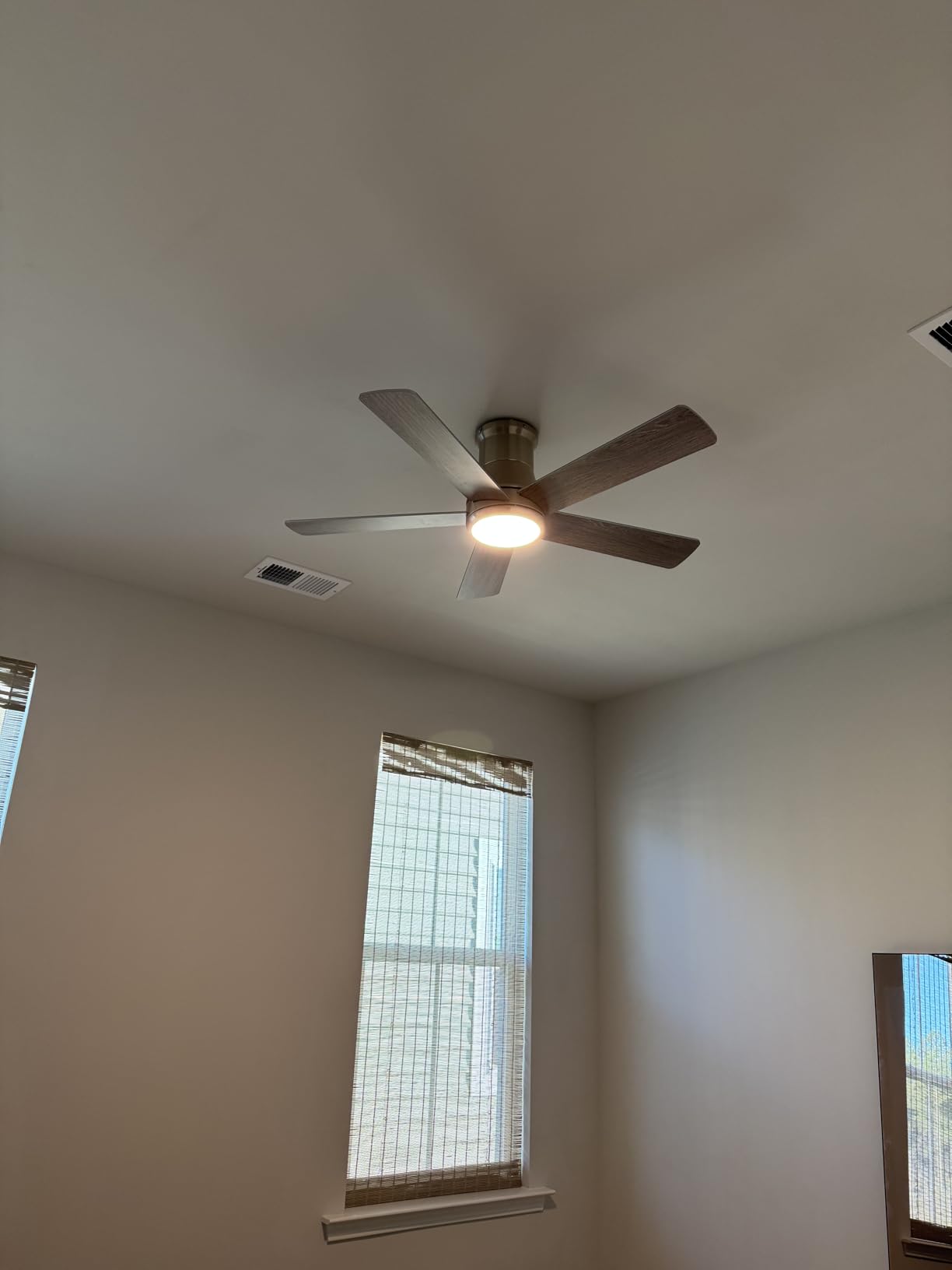 84 Inch Ceiling Fan with Light and Remote Control, Large Air Volume | Quiet DC Motor, 3CCT Dimming, Timer, Memory Function, Walnut/Black Ceiling Fan for Living Room/Bedroom/Covered Patio customer photo 1