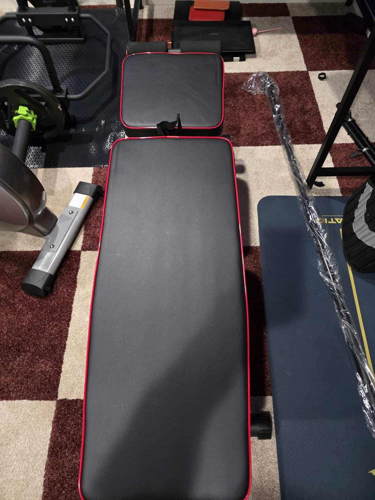 ANCHEER Bench Press Machine, 1250LBS Chest Press & Shoulder Press Home Gym | Adjustable Foldable Flat Incline Equipment With Independent Arms, Fits 1