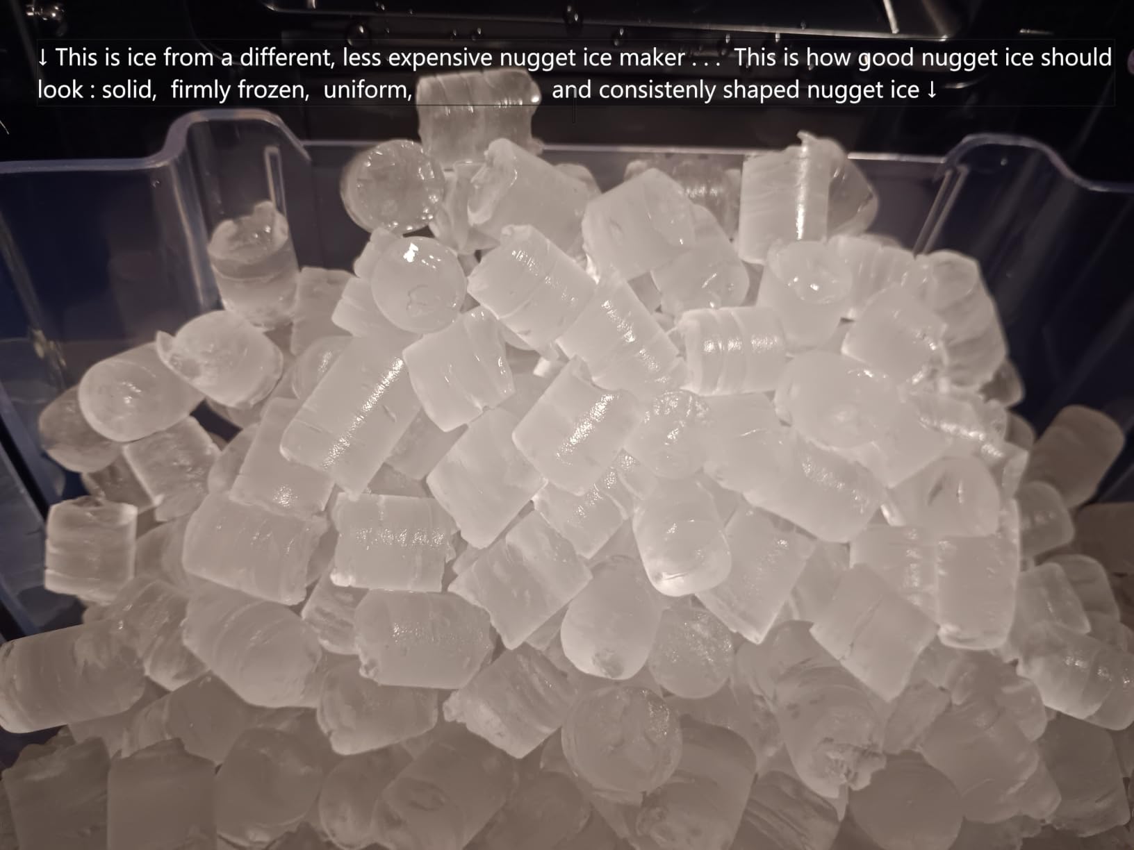 Silonn Nugget Ice Maker Countertop, Auto Drop Ice, Self Cleaning Ice Machine, 40 lbs/24H Soft Chewable Ice, Self Dispensing Nugget Ice Maker for Home, Kitchen and Party customer photo 2