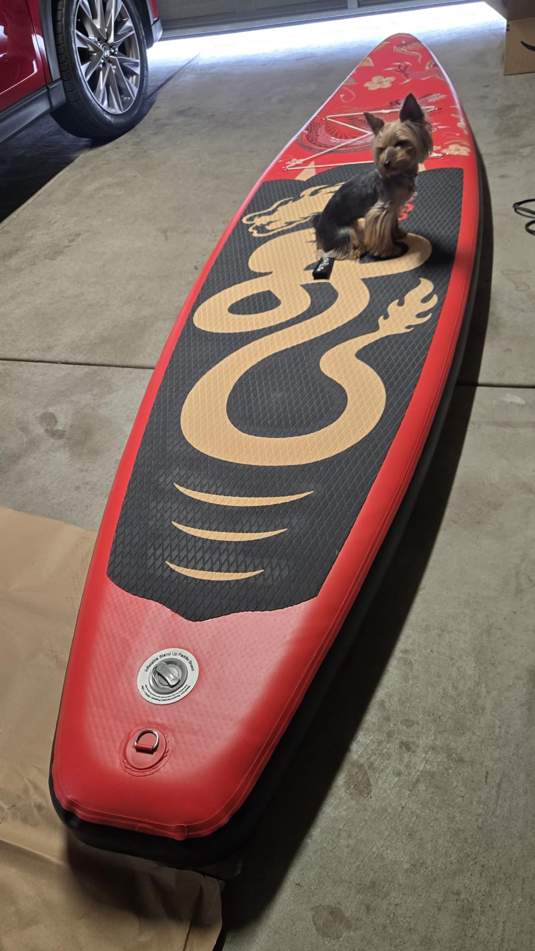 FunWater Inflatable Stand Up Paddle Board with Beginners SUP Accessories | 10'6''/11' SUP, Anti-Slip EVA Deck, Versatile Yoga/Family Inflatable Paddle Boards for Adults & Youth of All Skill Levels customer photo 2