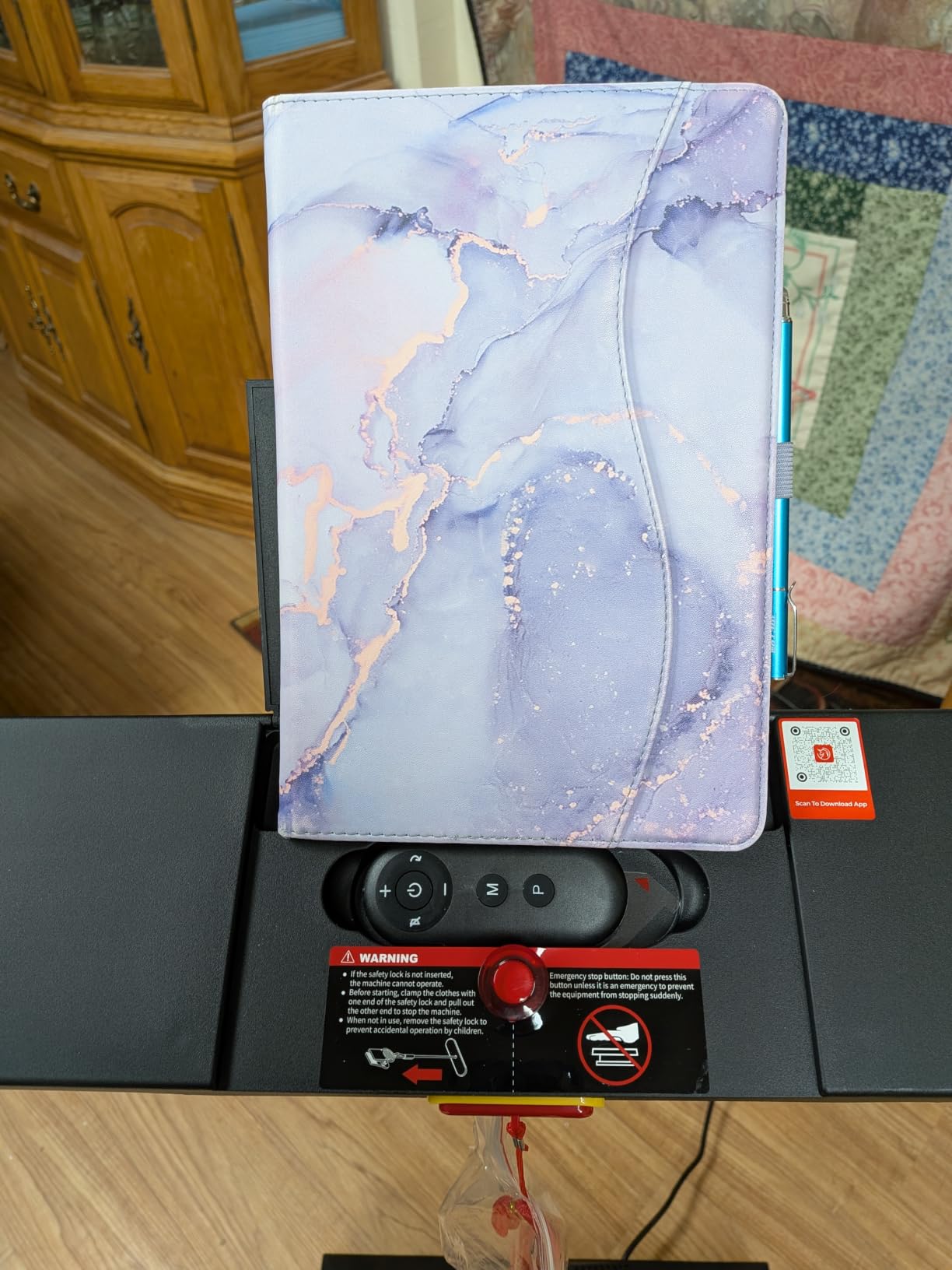 YESOUL Treadmill for Seniors with Long Handrails, Emergency Stop Button customer photo 1